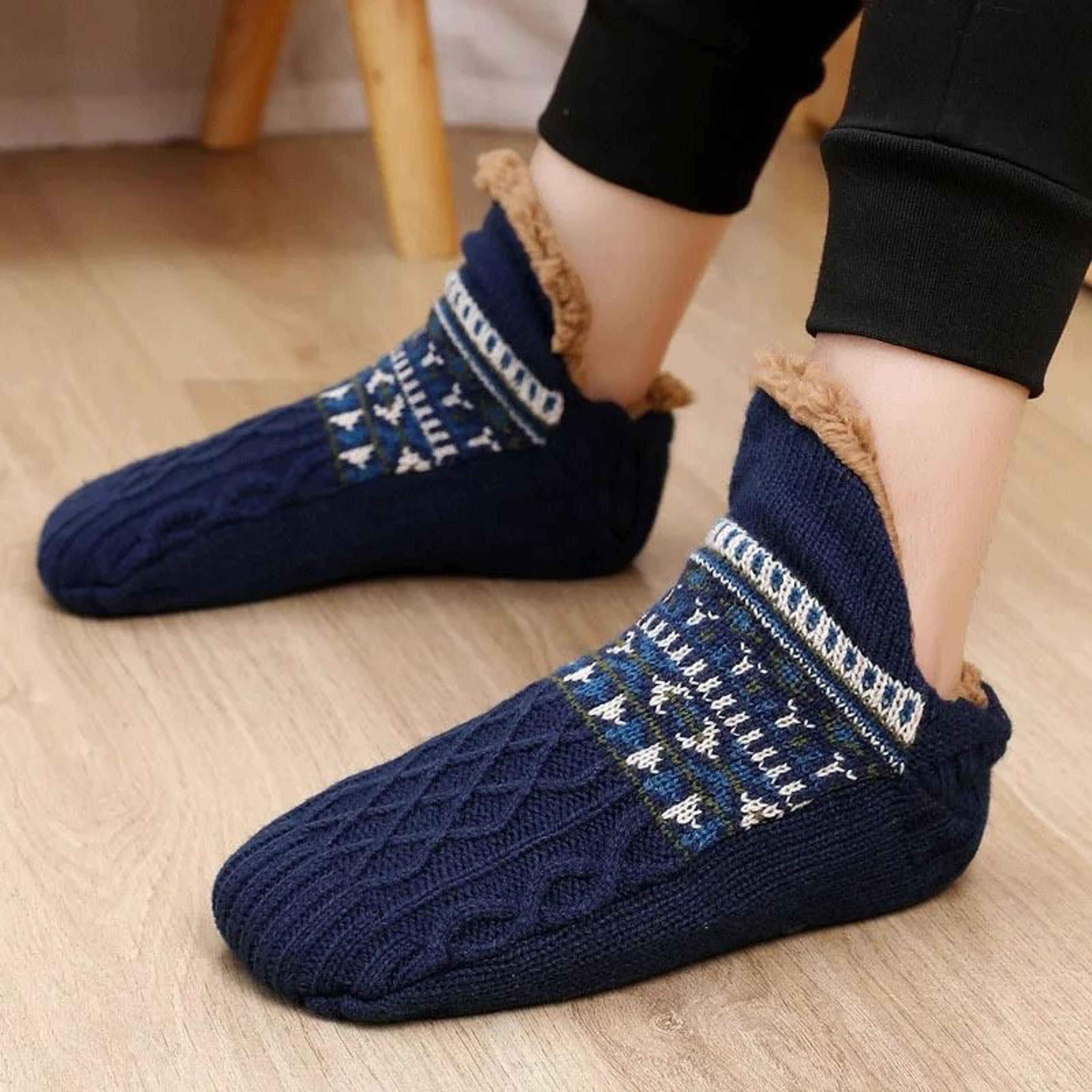 Thermal Velvet Grip Floor Socks 2