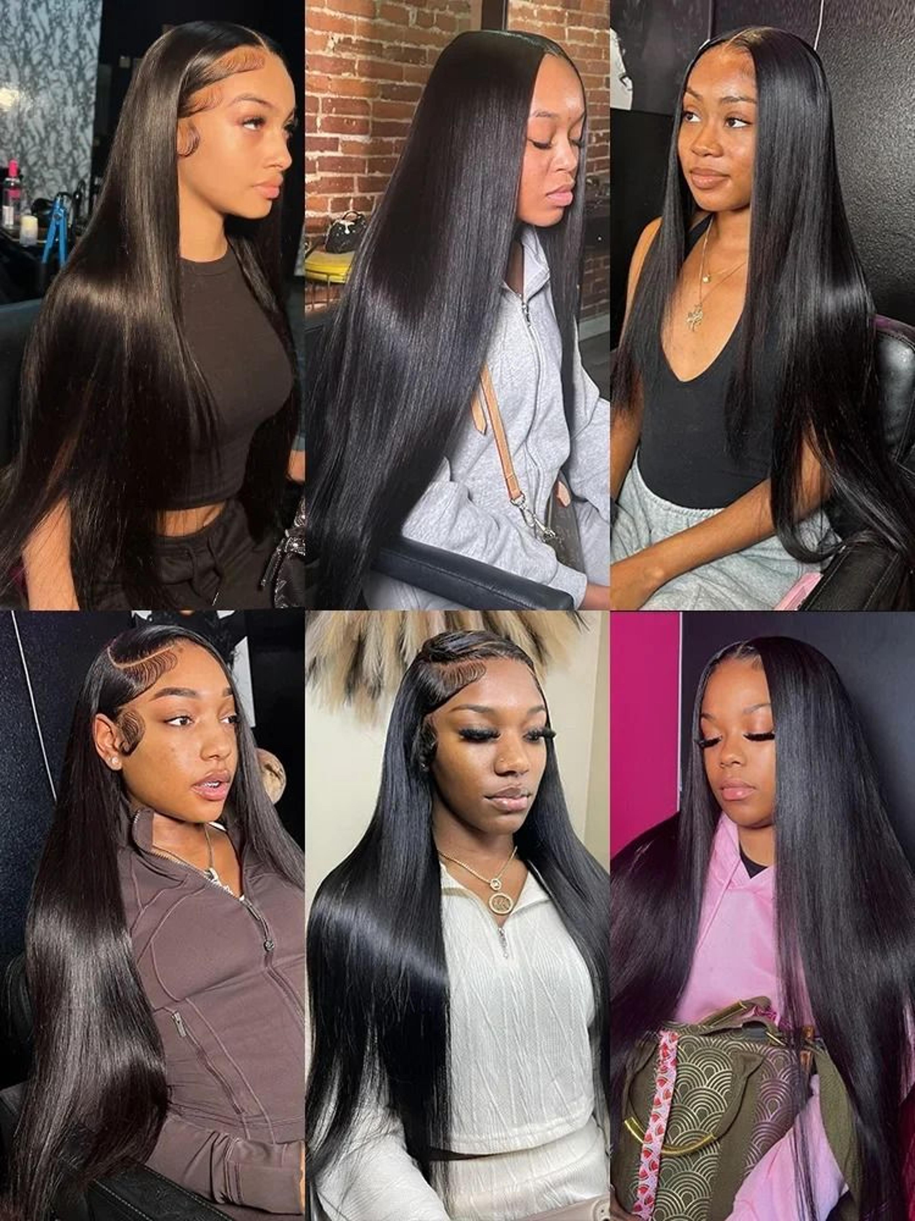 Bone Straight HD Lace Human Hair Wig 4
