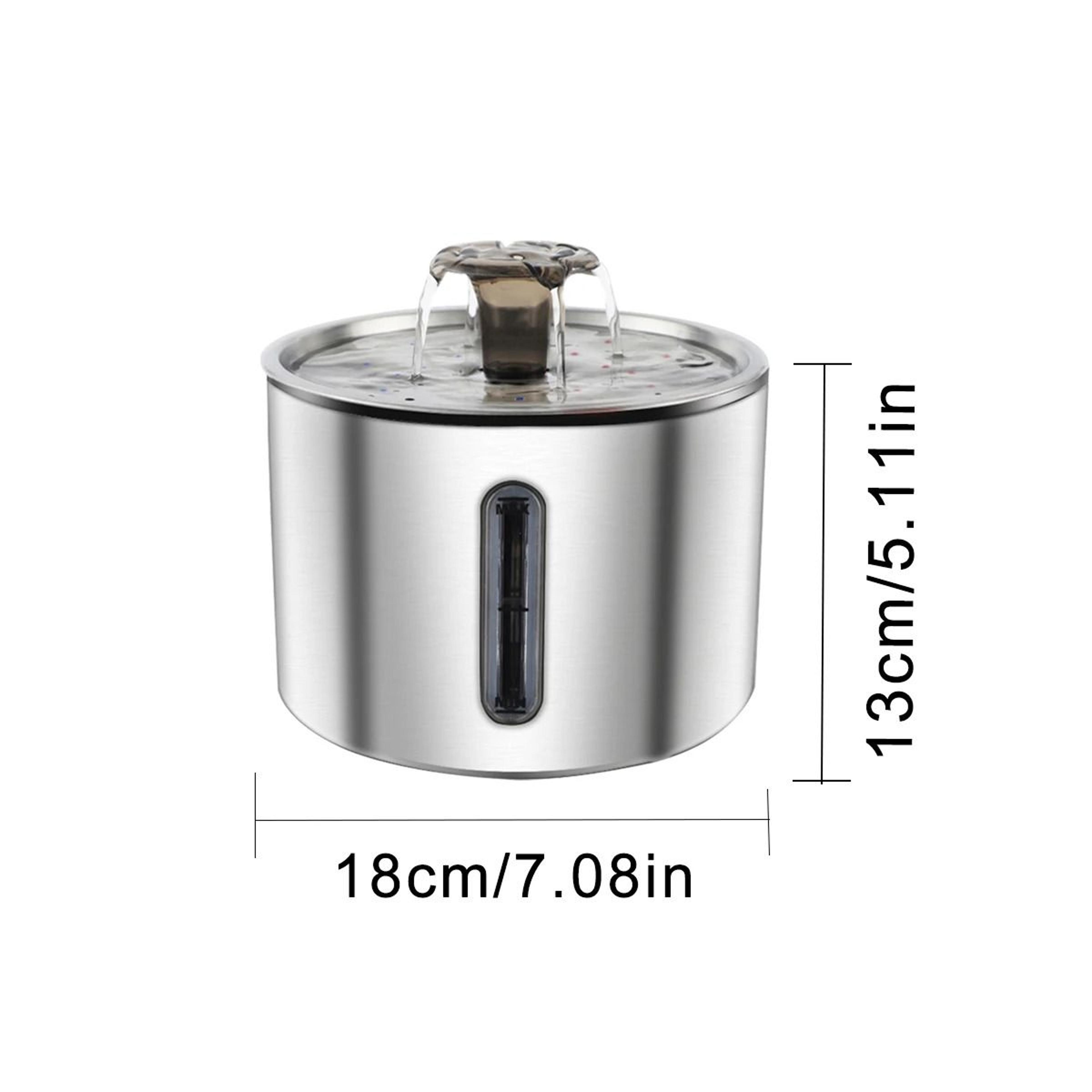 Ultra Hygiene Stainless Steel Pet Water Fountain 5