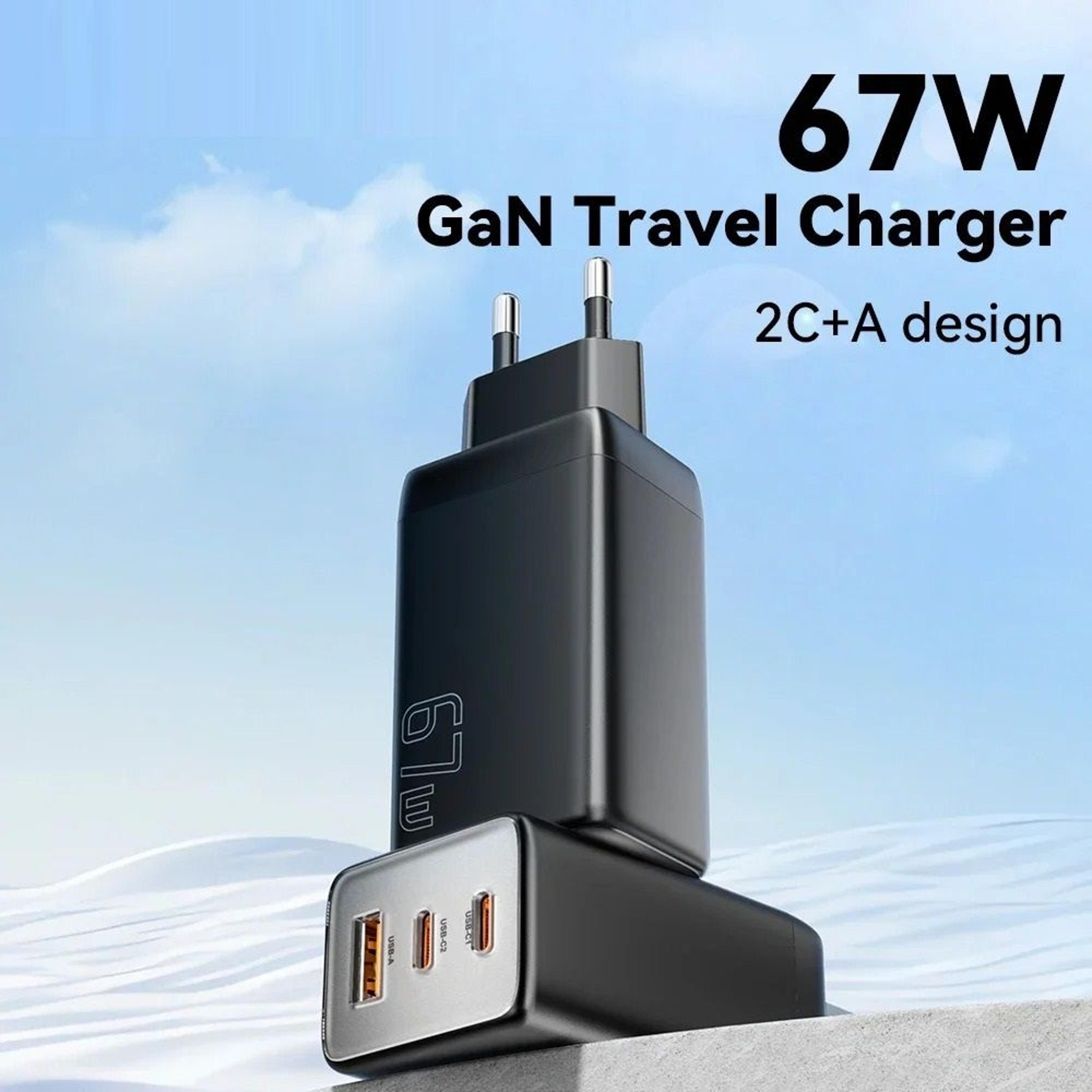 ultra efficiency 67w gan fast charger
