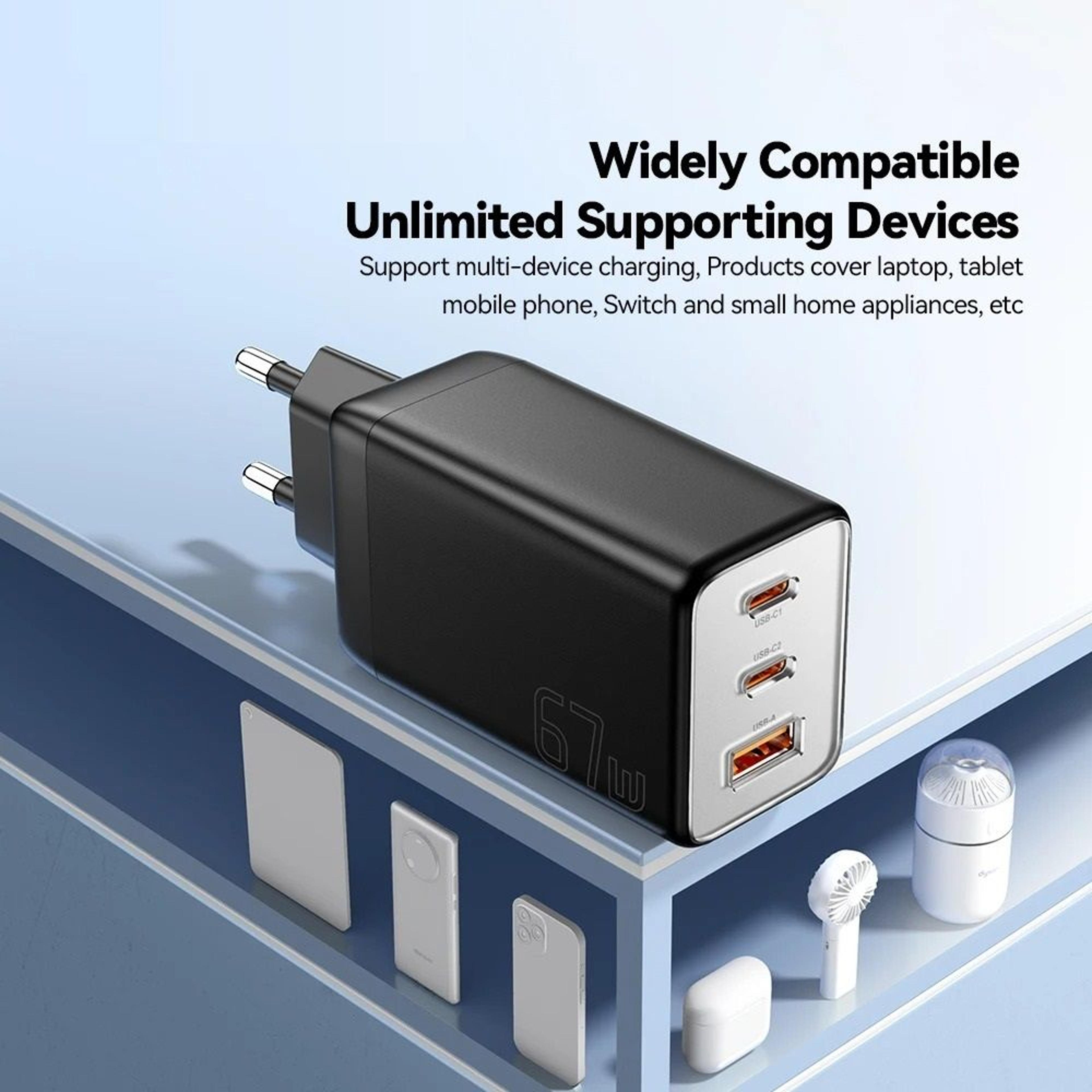Ultra Efficiency 67W GaN Fast Charger 3