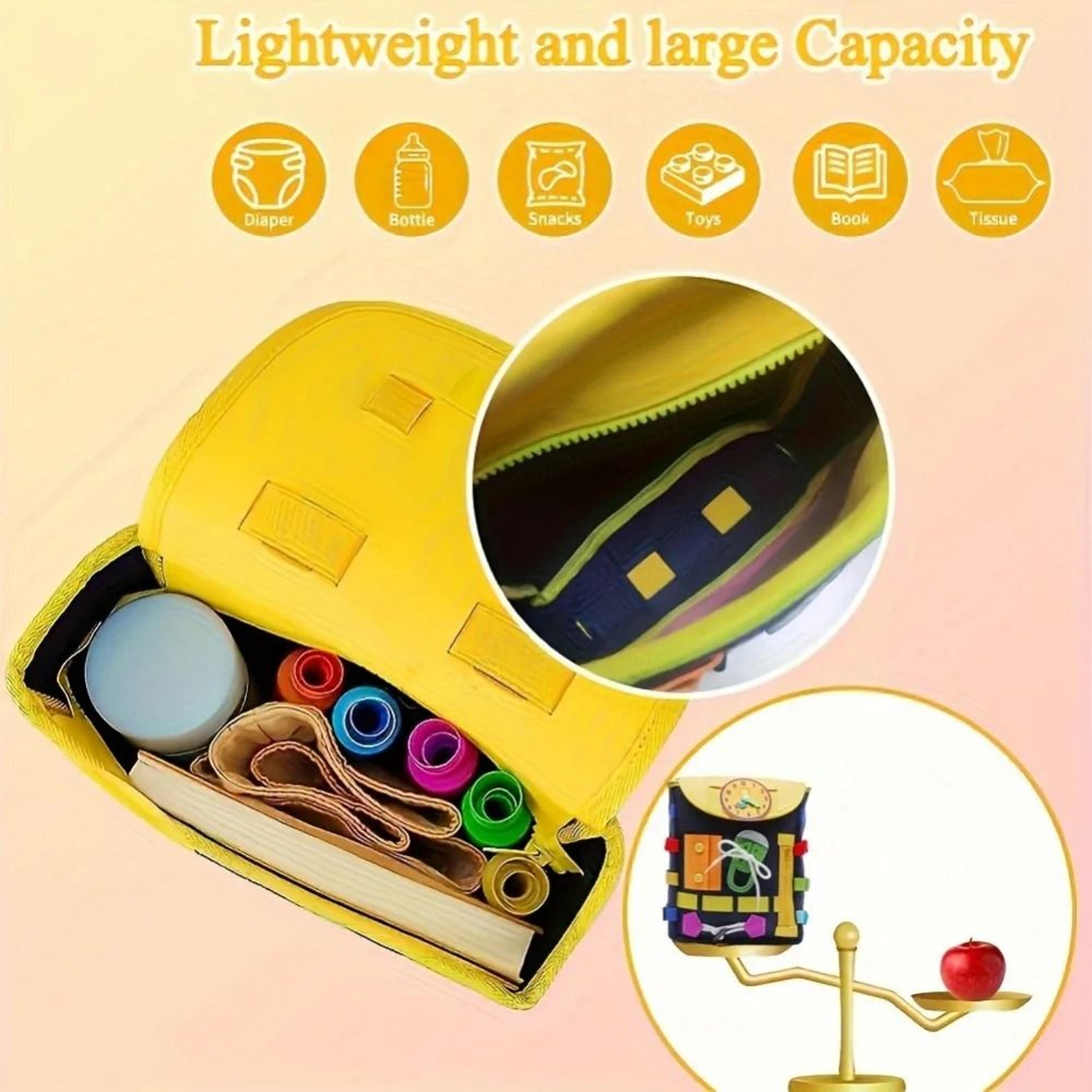 Montessori Sensory Busy Board Educational Backpack 5