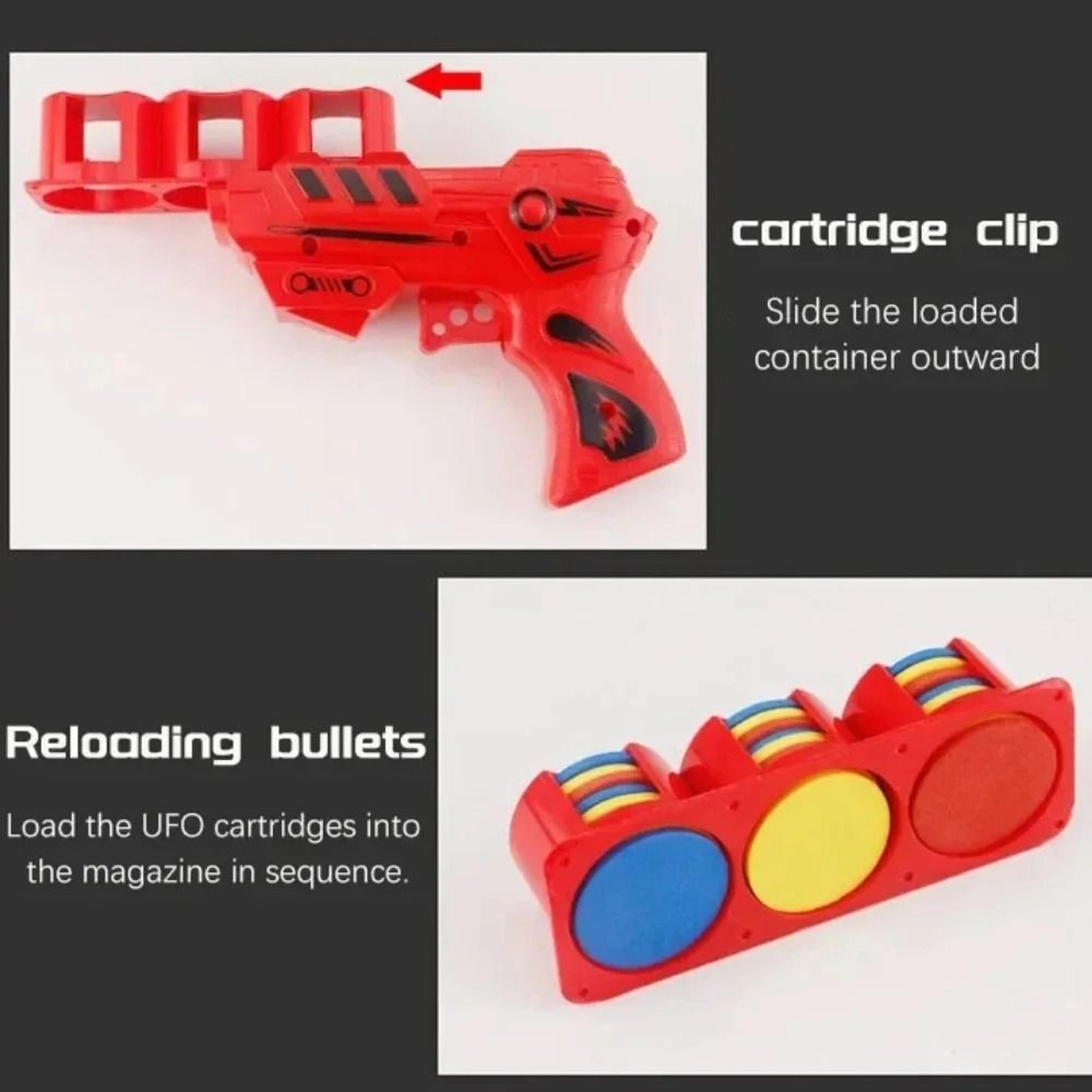 Youngsters UFO Launcher With Soft EVA Bullets 2