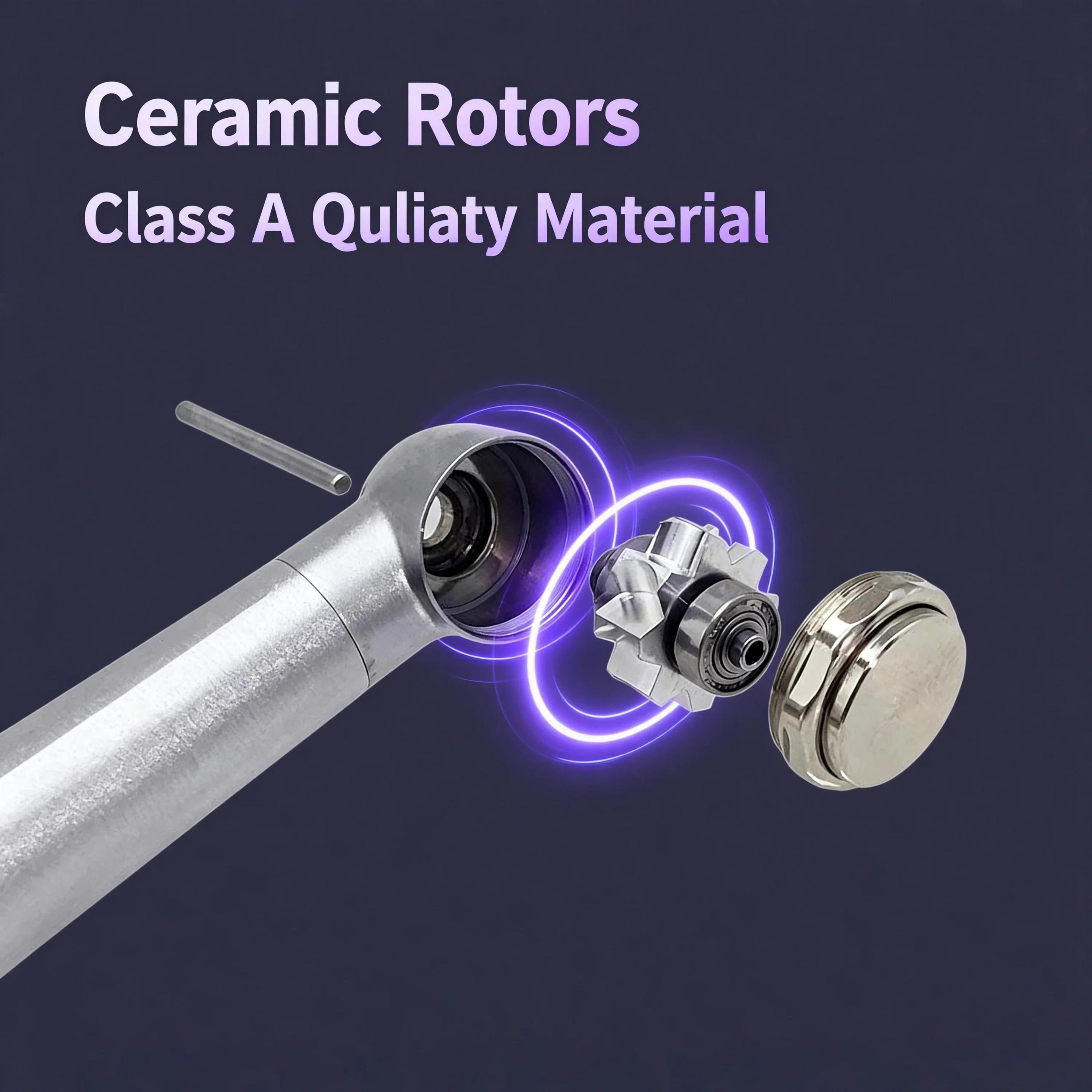 4 Piece LED High And Low Speed Dental Handpiece Kit 2