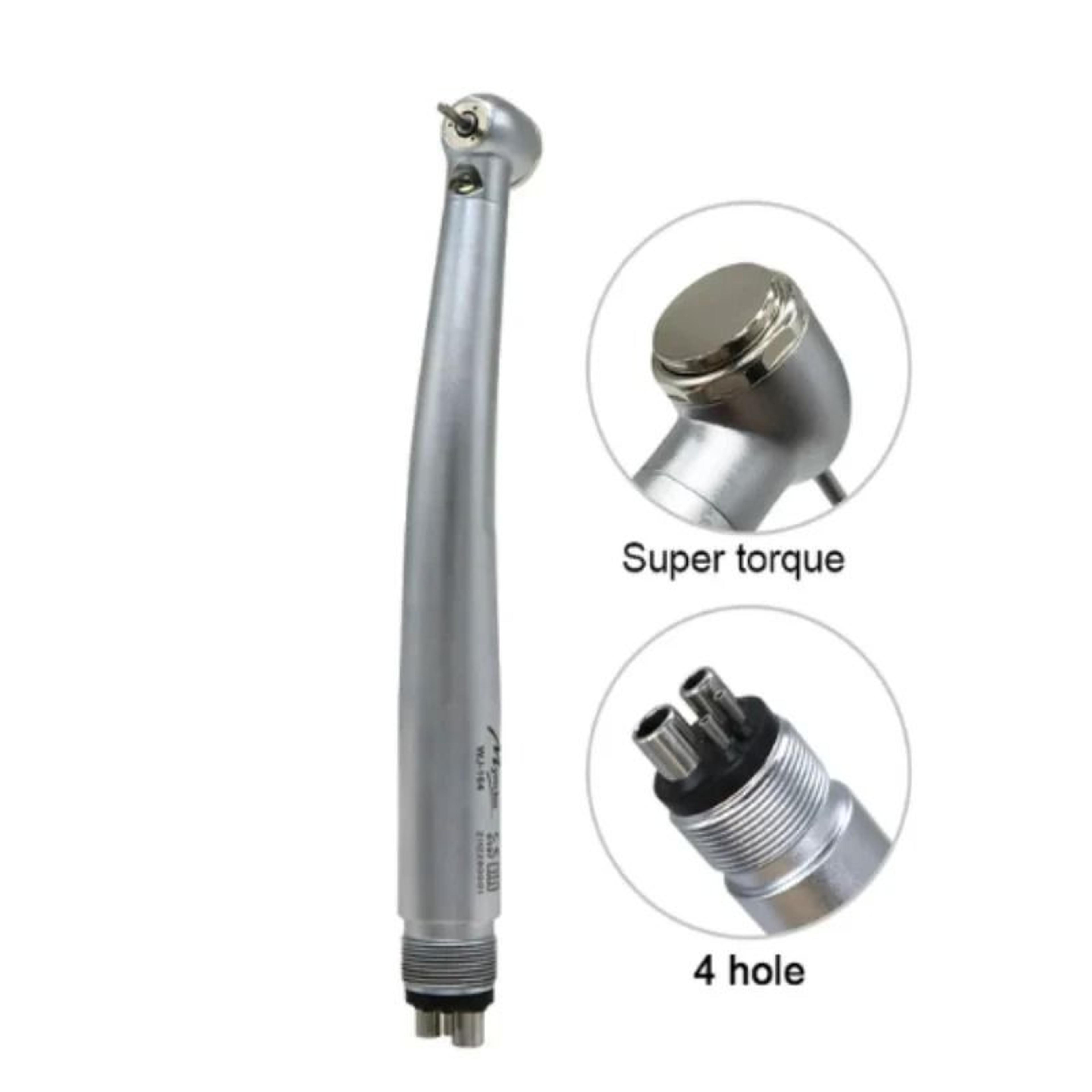 4 Piece LED High And Low Speed Dental Handpiece Kit 6