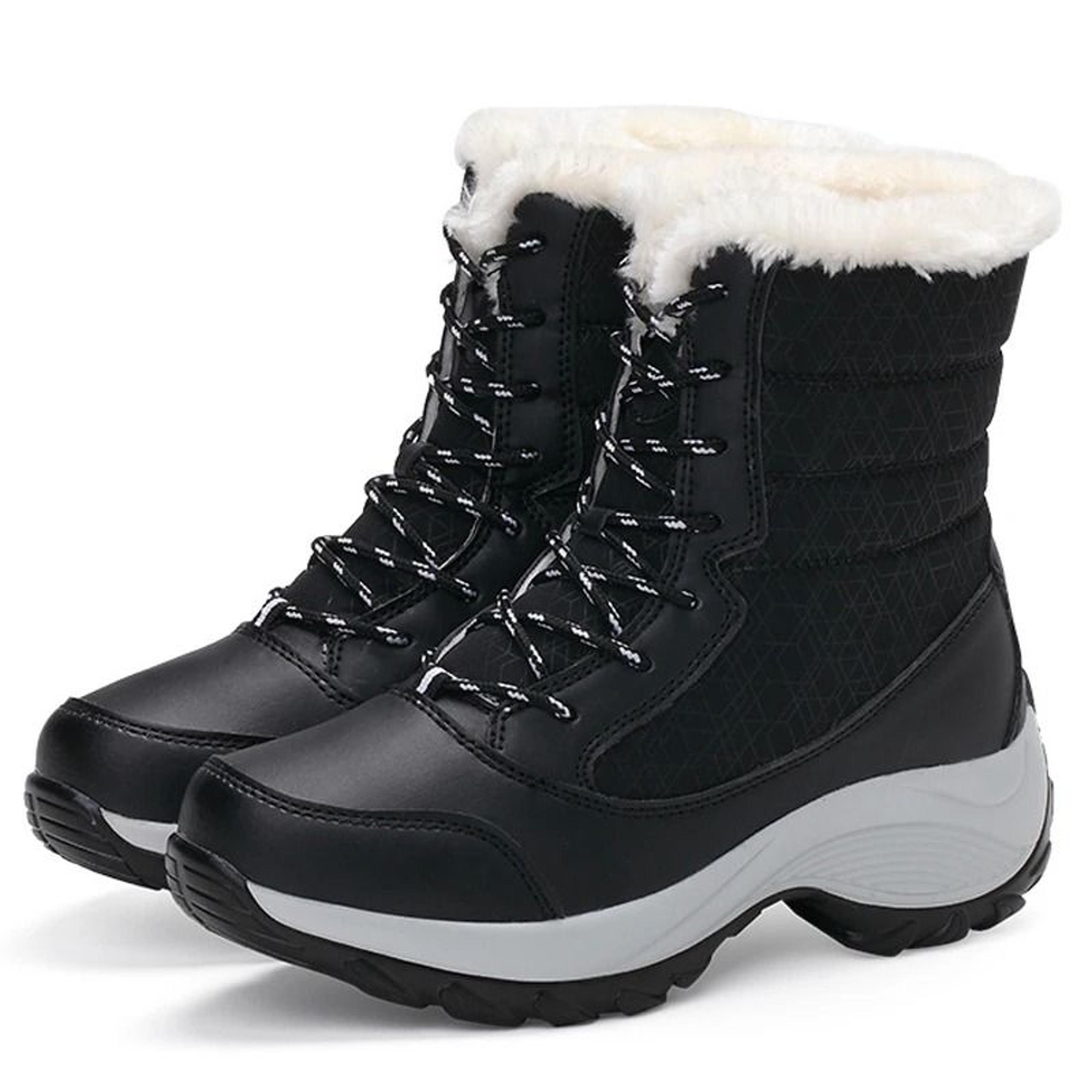 Waterproof Thermal Platform Winter Boots 7