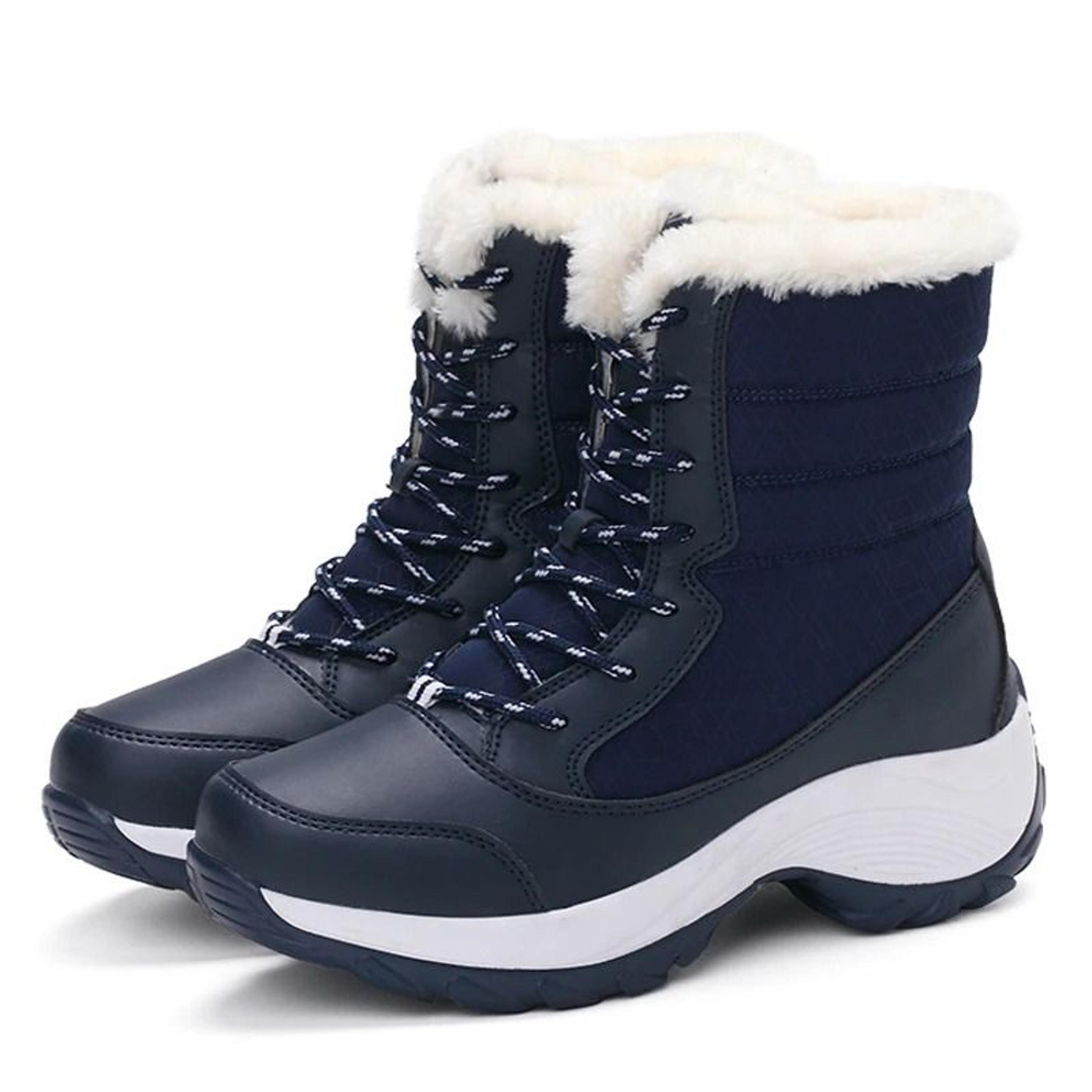 Waterproof Thermal Platform Winter Boots 8