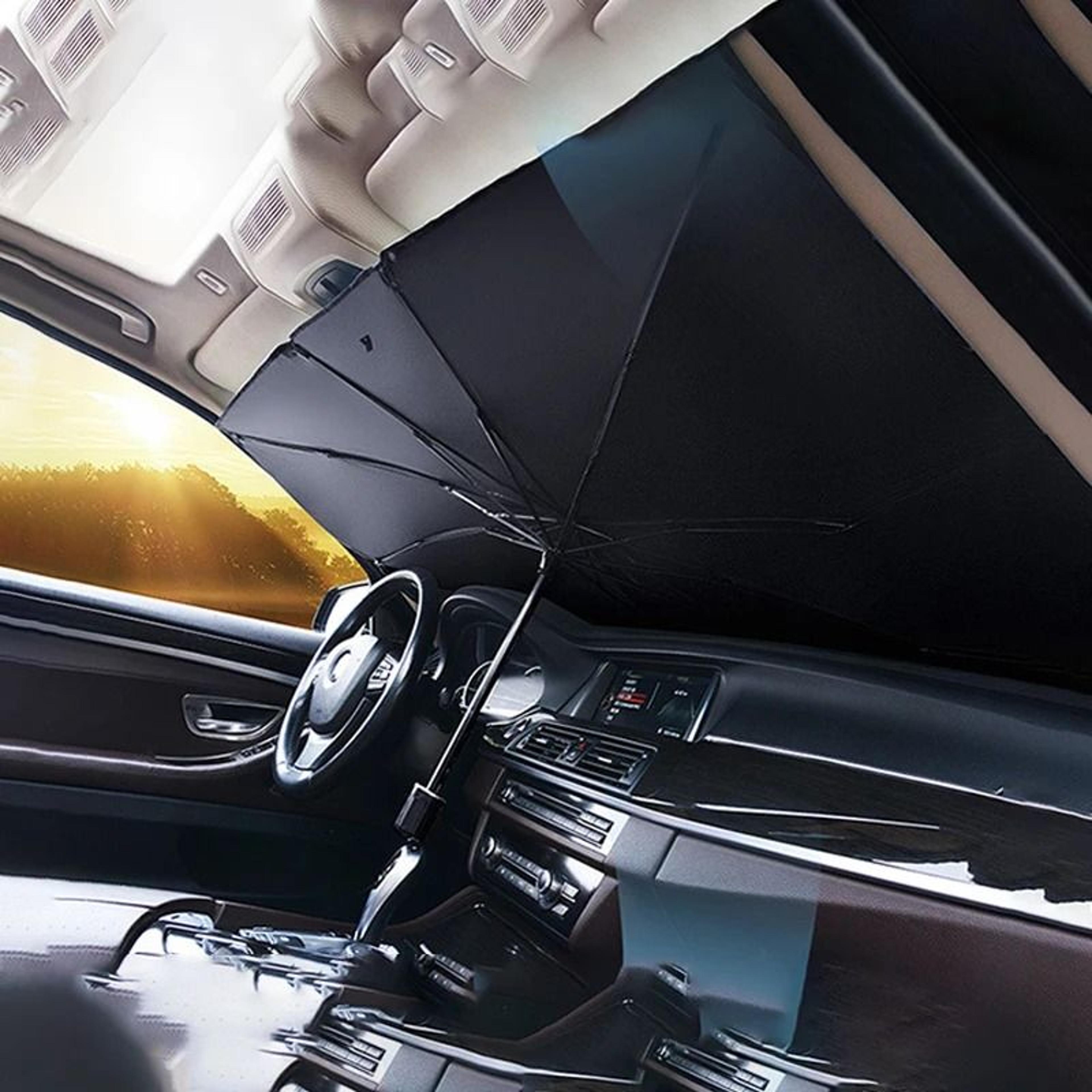 Retractable Windshield Sunshade Parasol 1