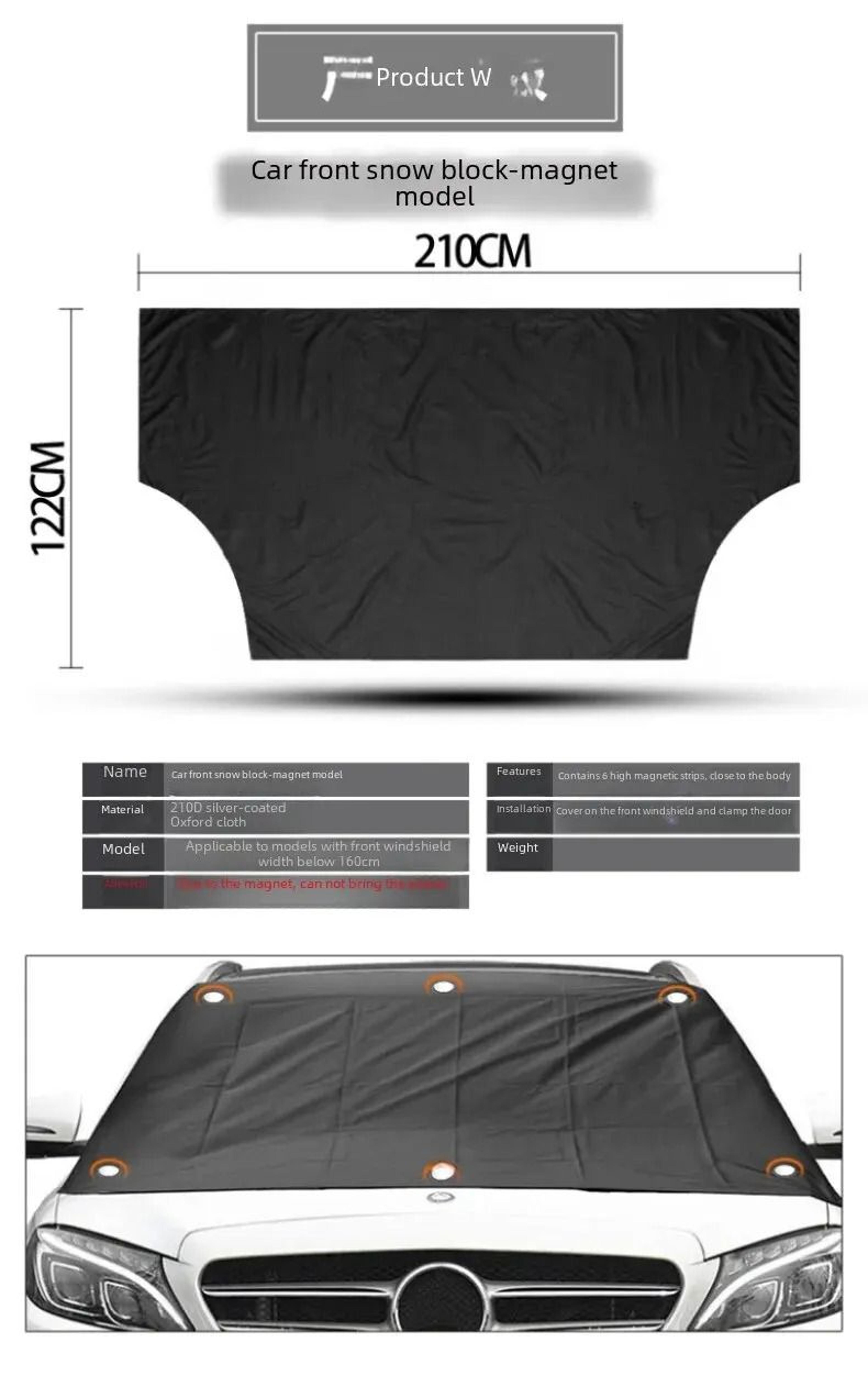 Universal Magnetic All Weather Car Shield 3