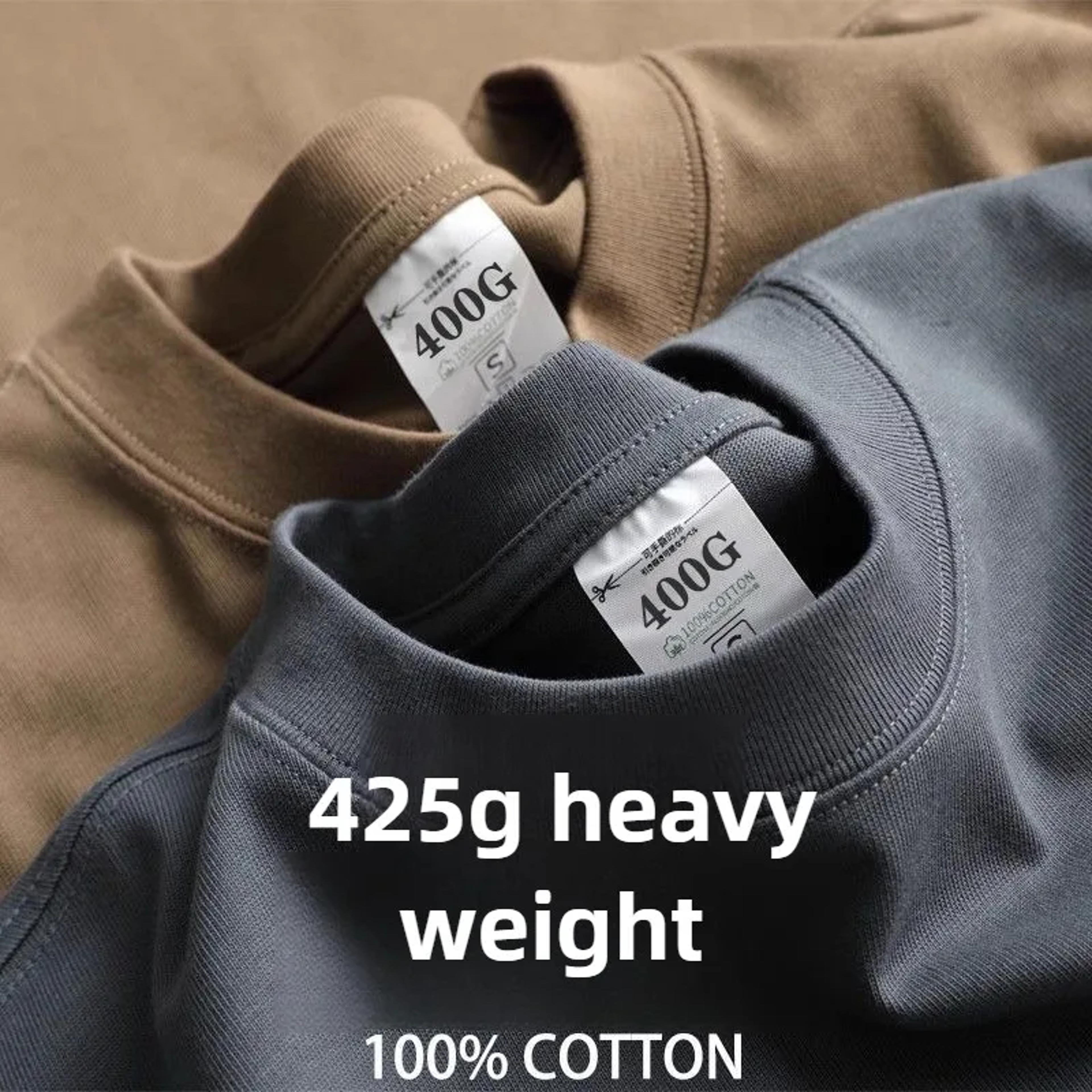 Men Heavy Cotton TShirt  Comfort Fit Round Neck Half Sleeve Casual Summer Top 1