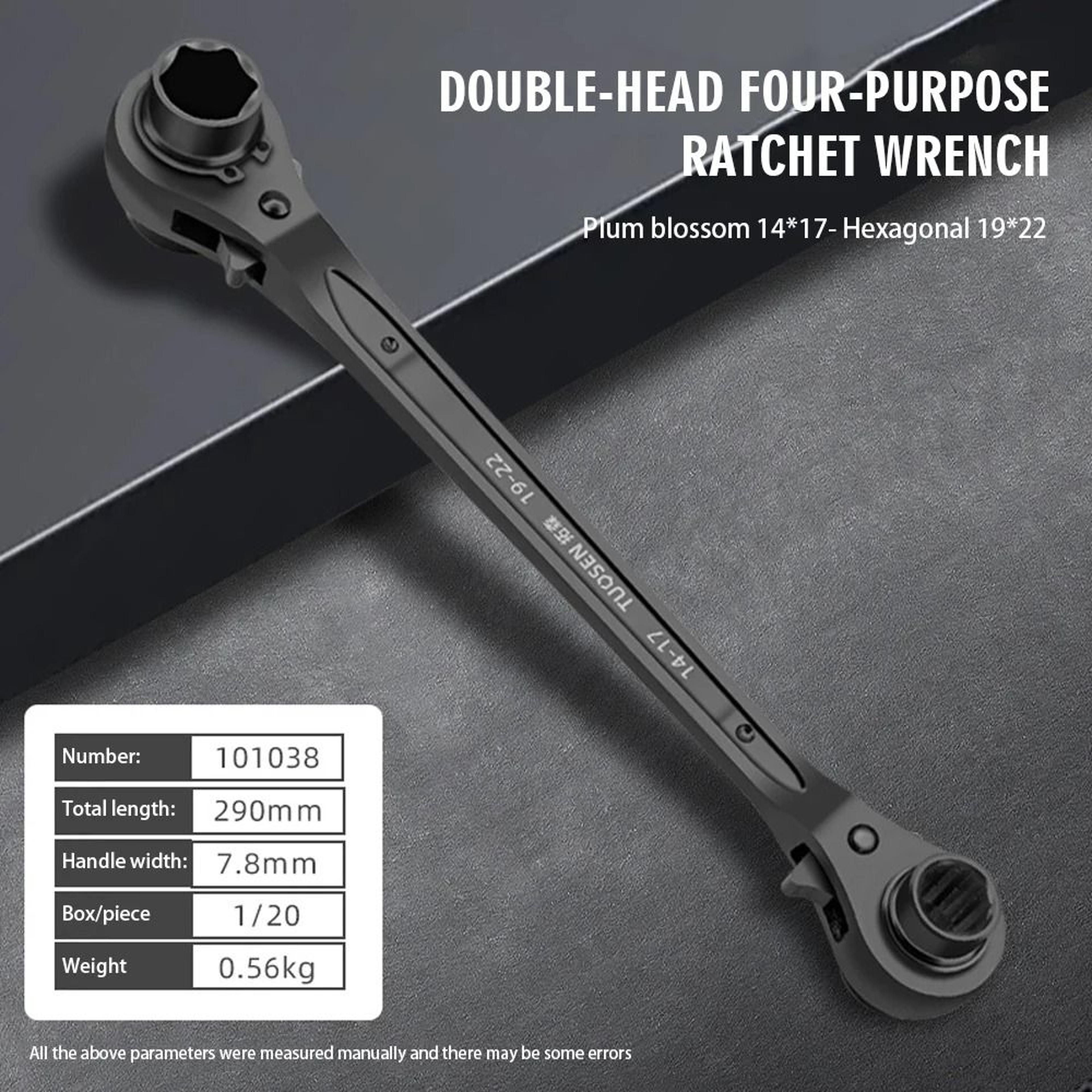 8 In 1 Dog Bone Ratchet Wrench 1