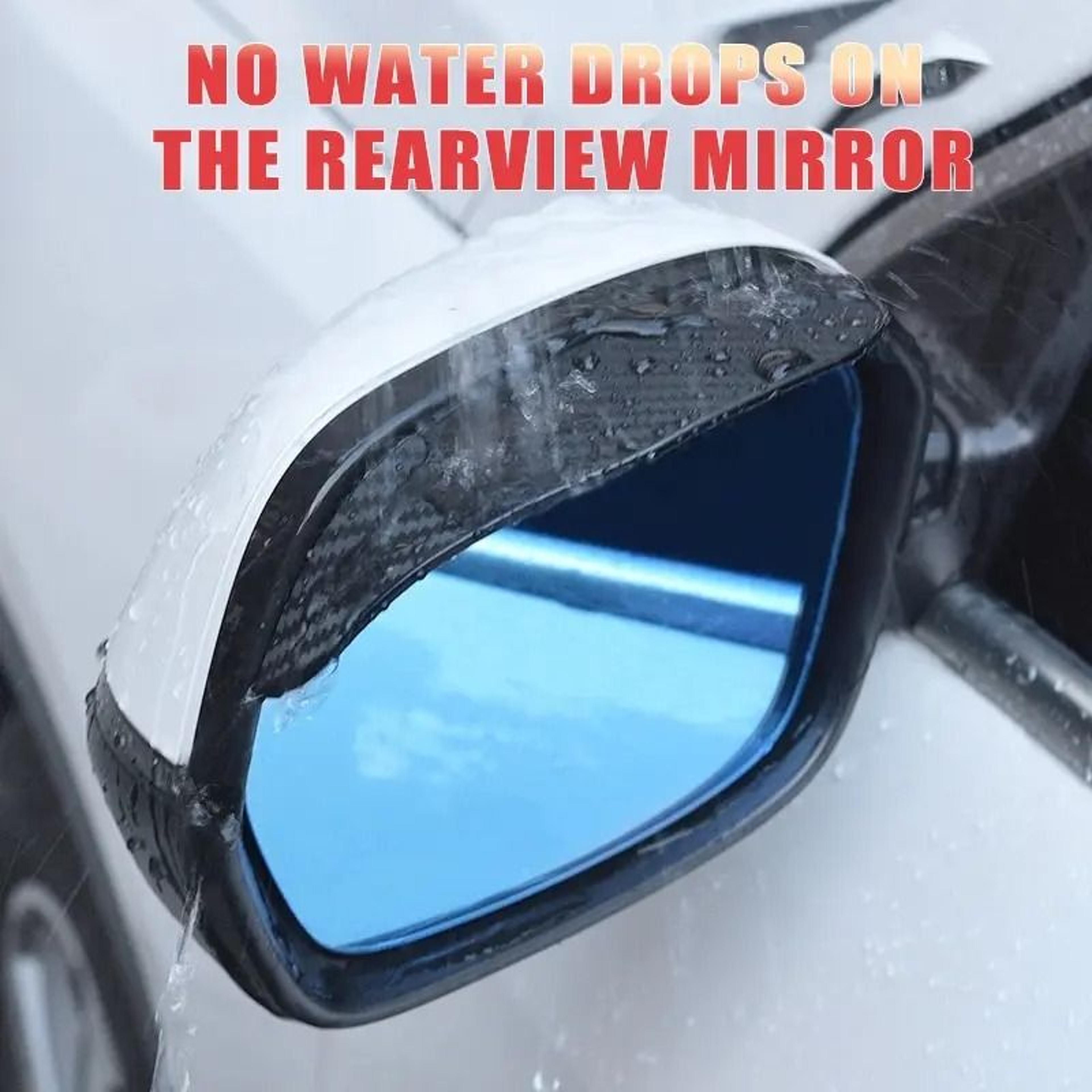 Universal Carbon Fiber Rearview Rain Shields 1