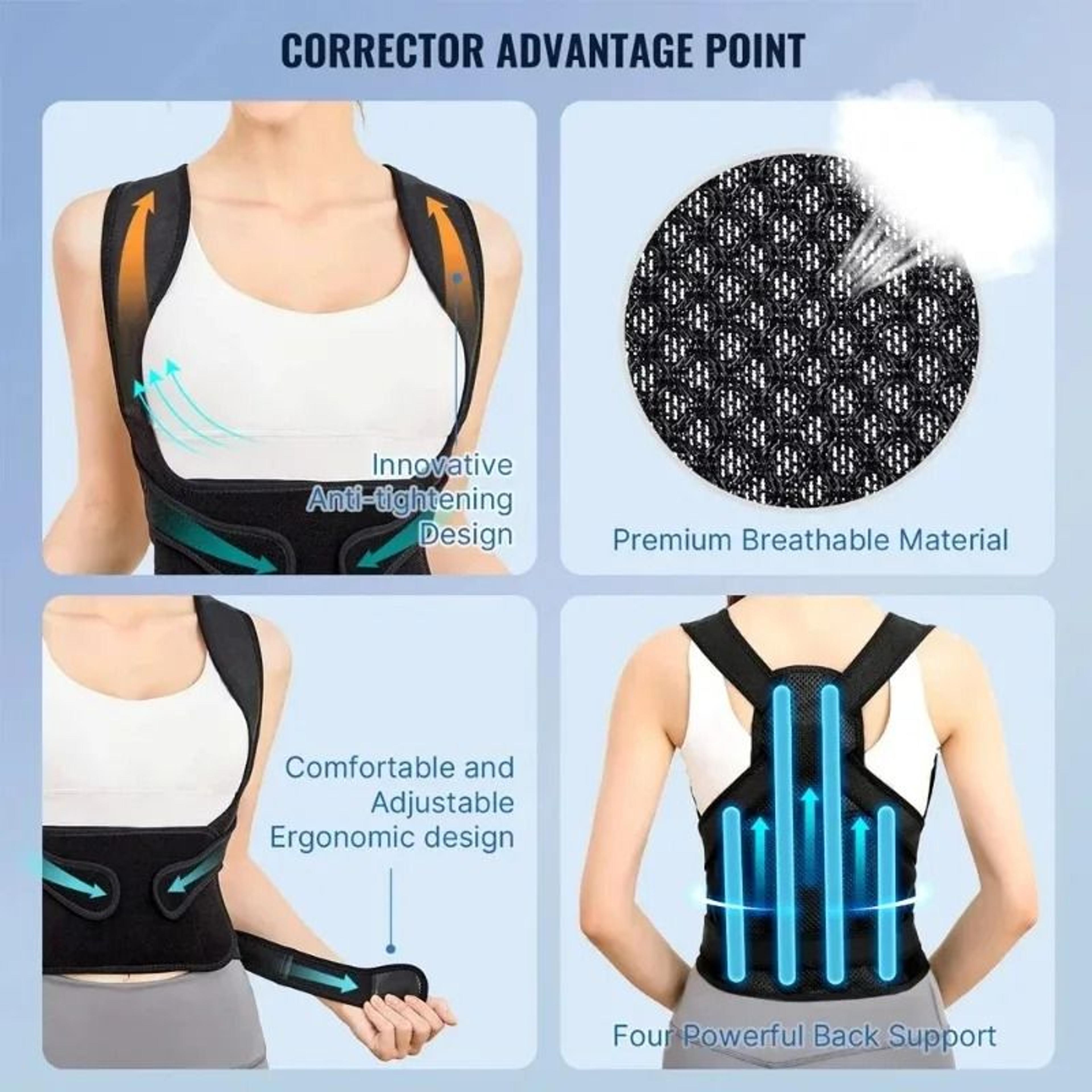 Medical Grade Full Back Spine Realignment Brace 4