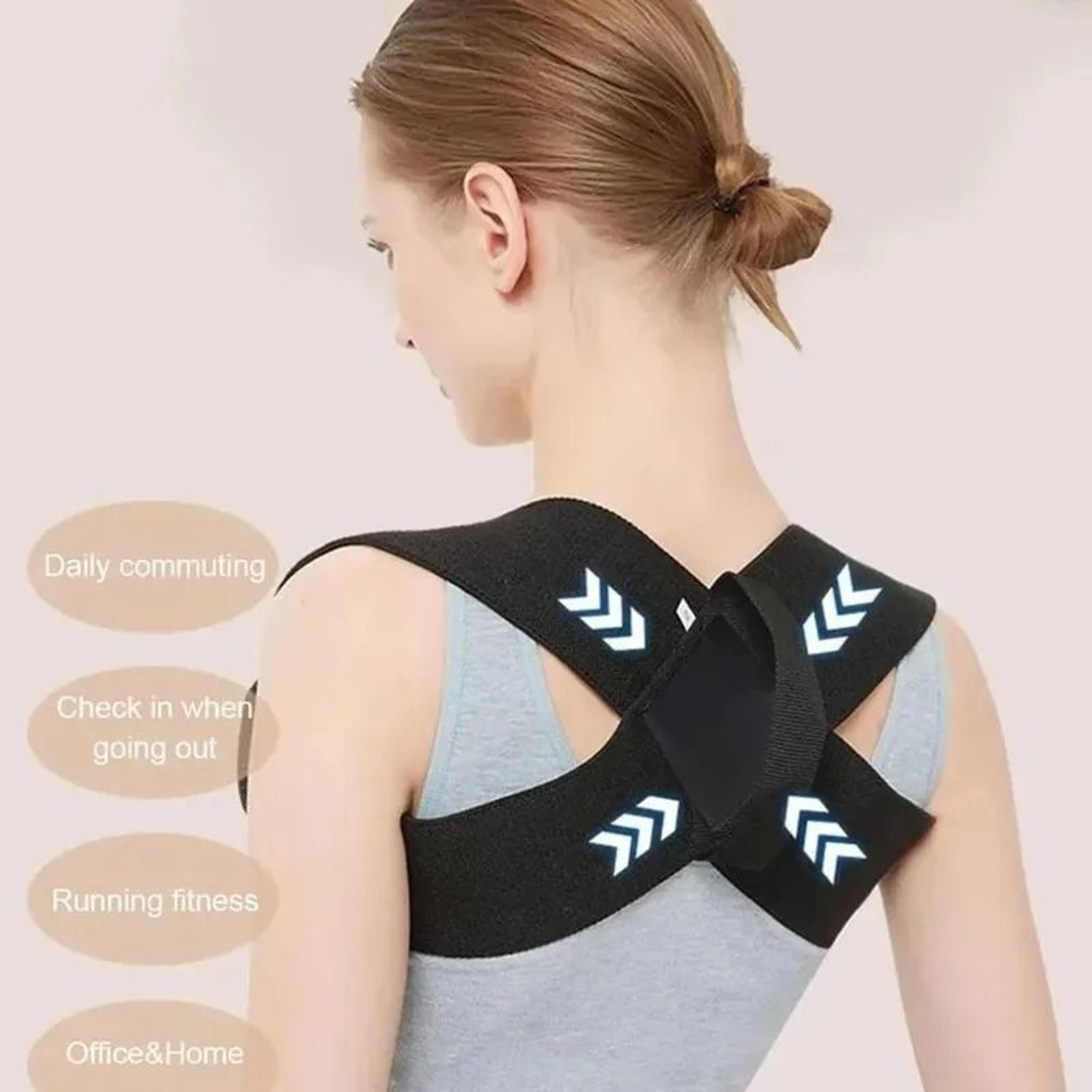 medical grade adjustable upper back and lumbar posture corrector
