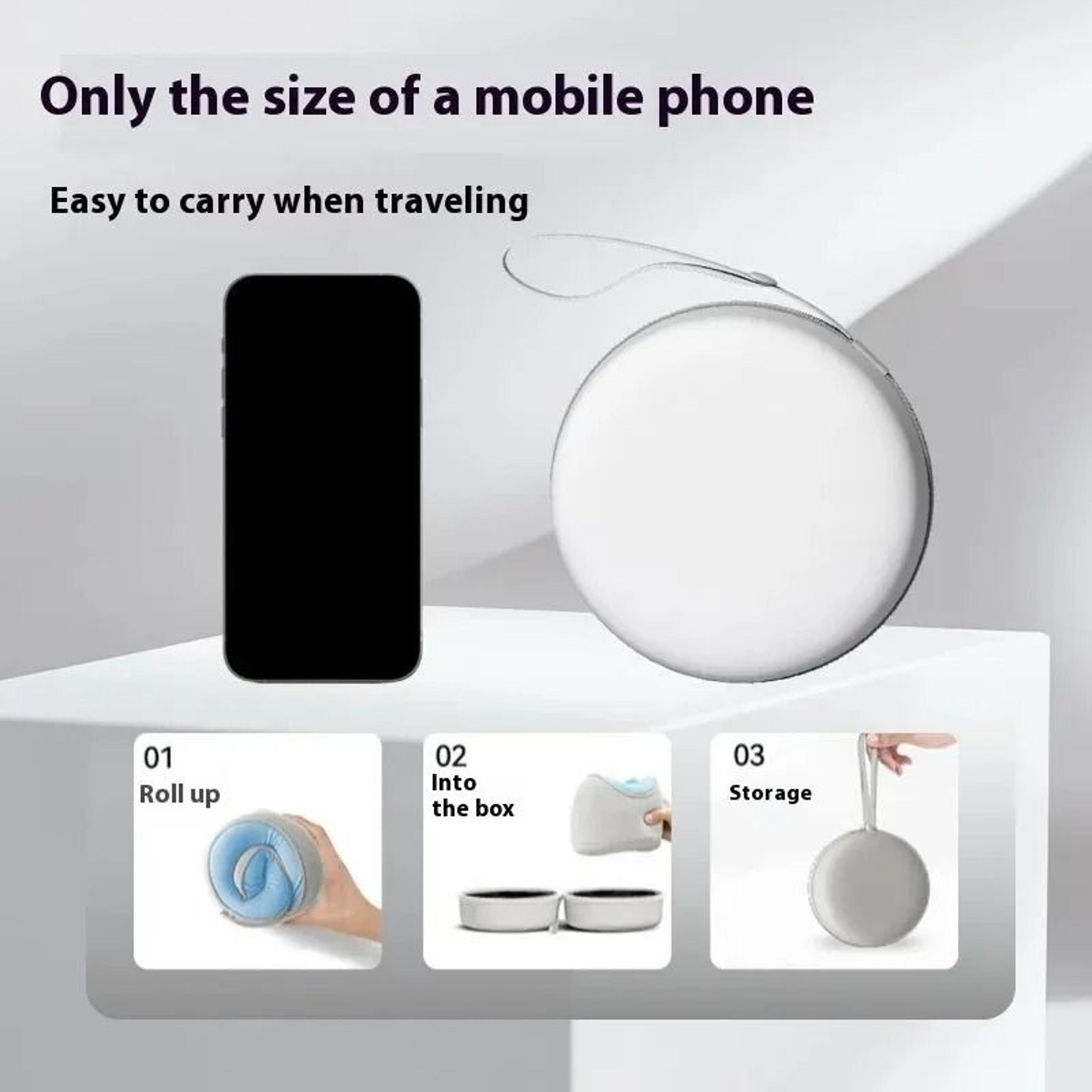 Ergonomic Cloud Support Memory Foam Travel Pillow 5