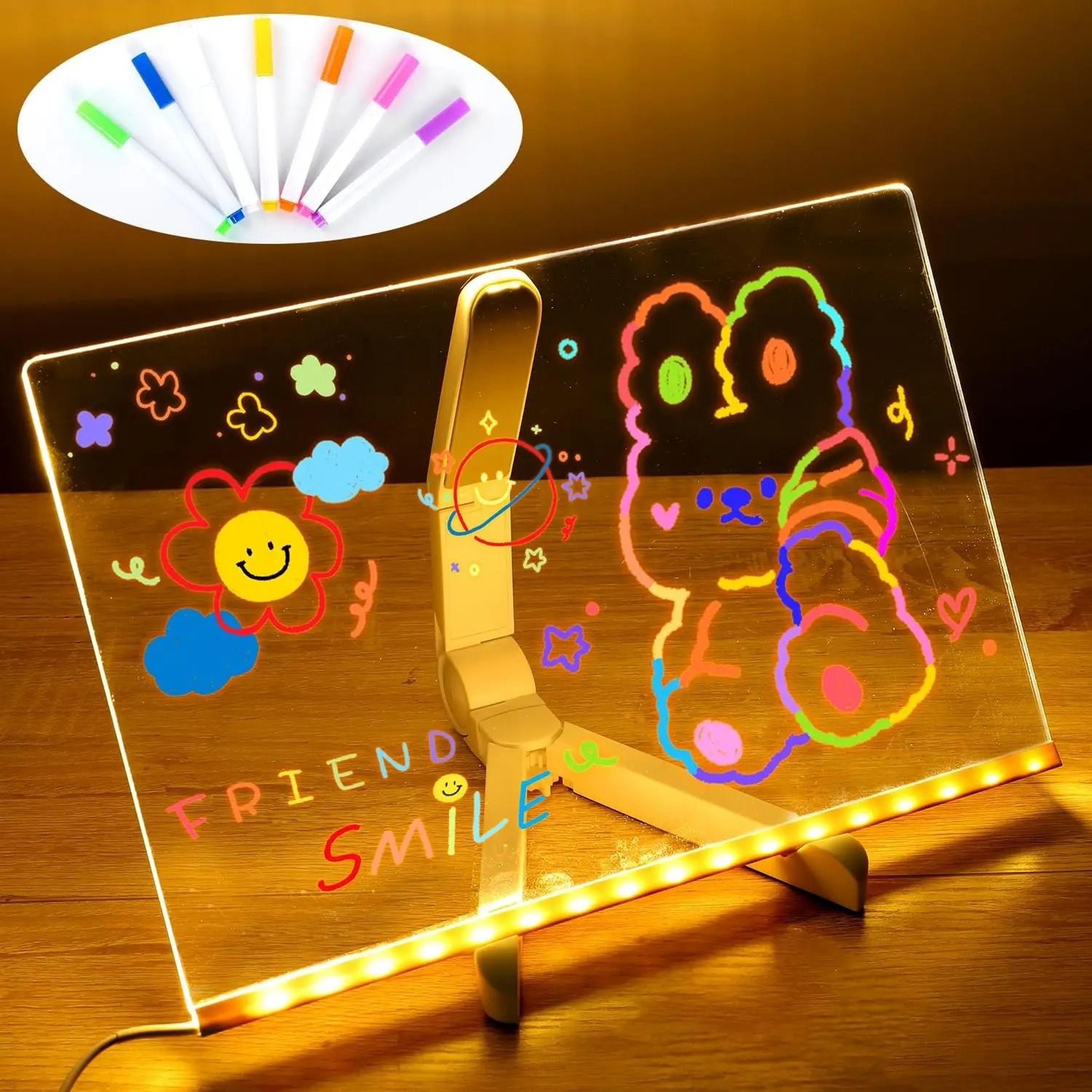DIY Acrylic LED Glowing Message And Drawing Board 5
