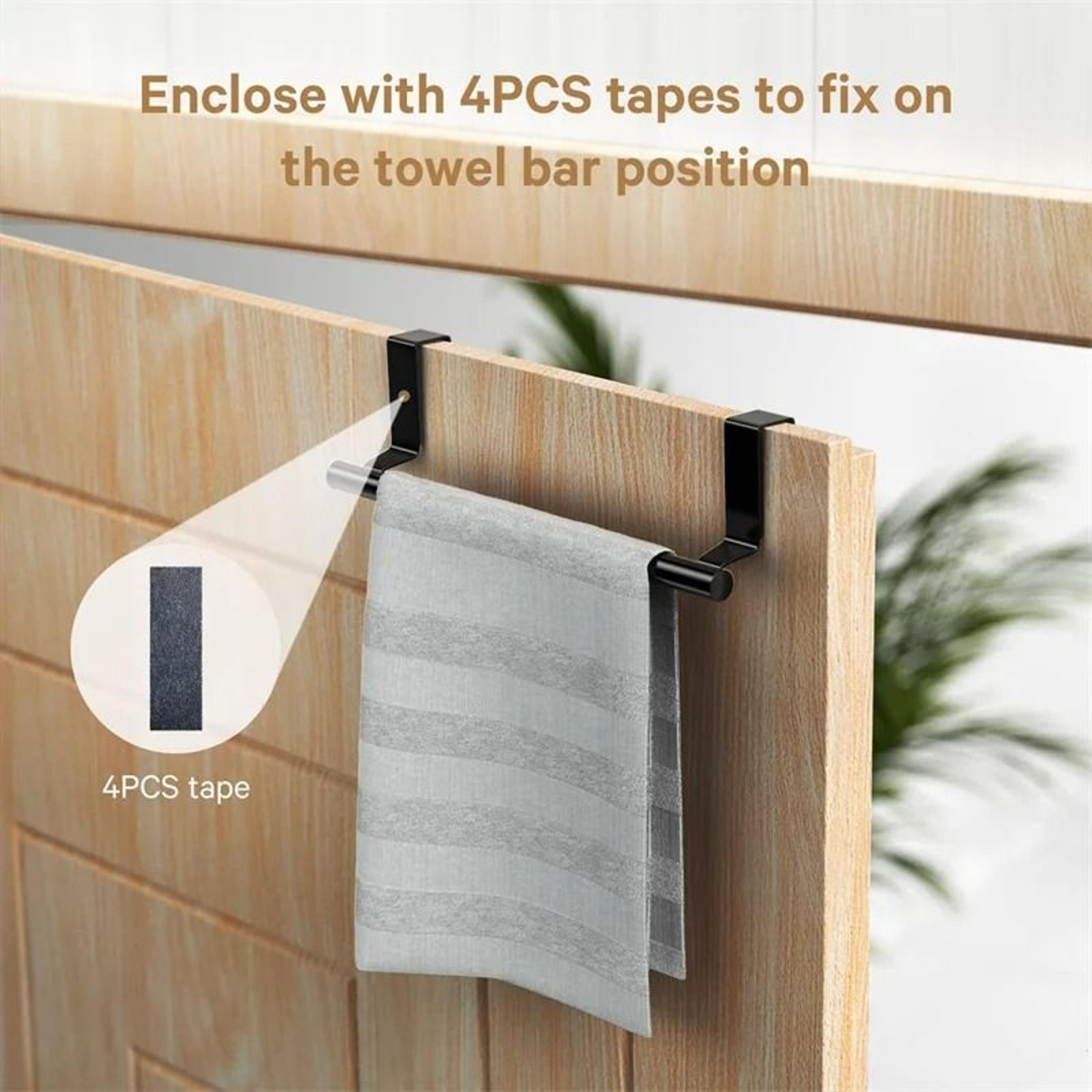 Stainless Steel Over Door Cabinet Towel Bar 3