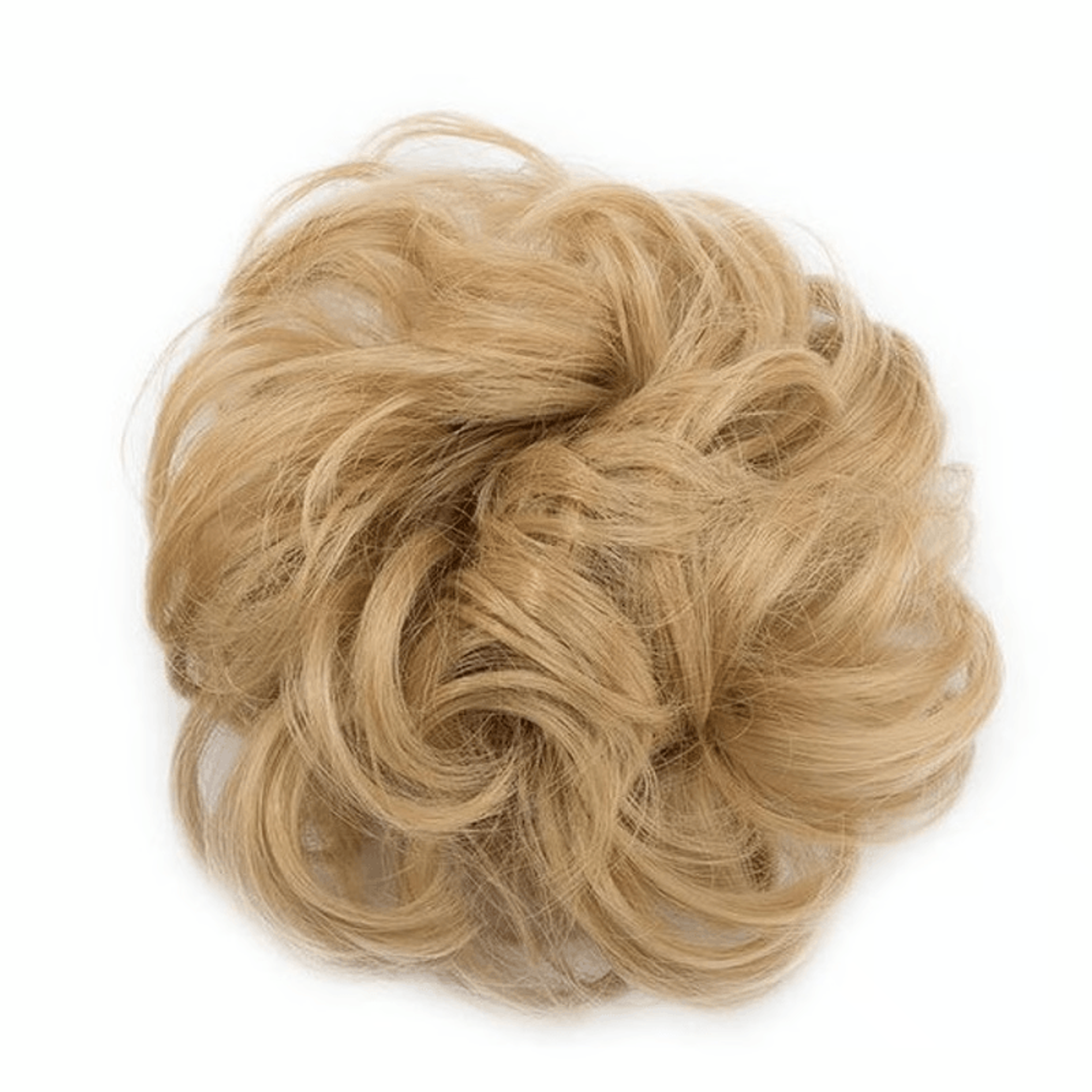 Romantic Rose Bun Hair Scrunchie  Fashion Floral Hair Bun Accessory 1