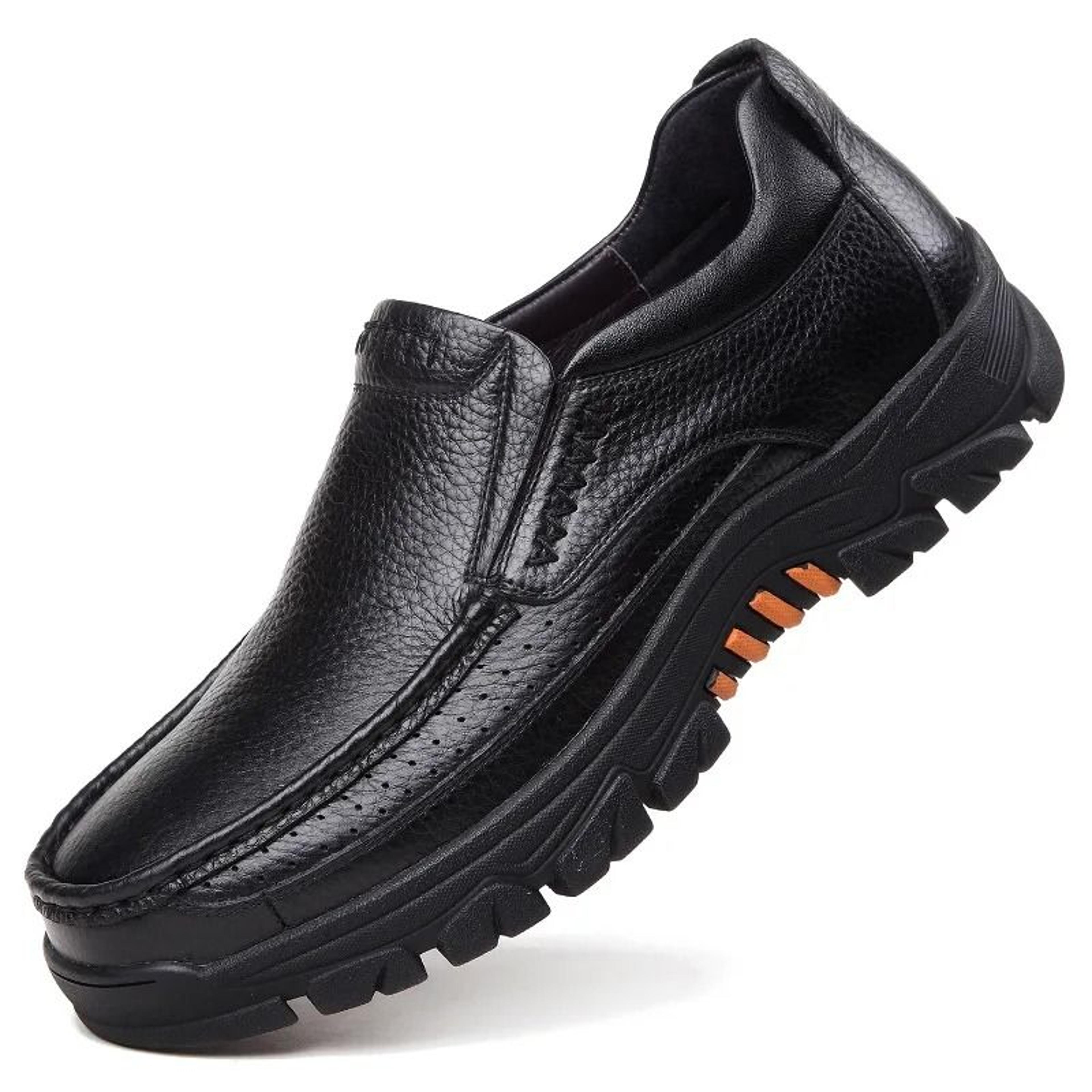 Handcrafted Genuine Cowhide Slip On Loafers 8