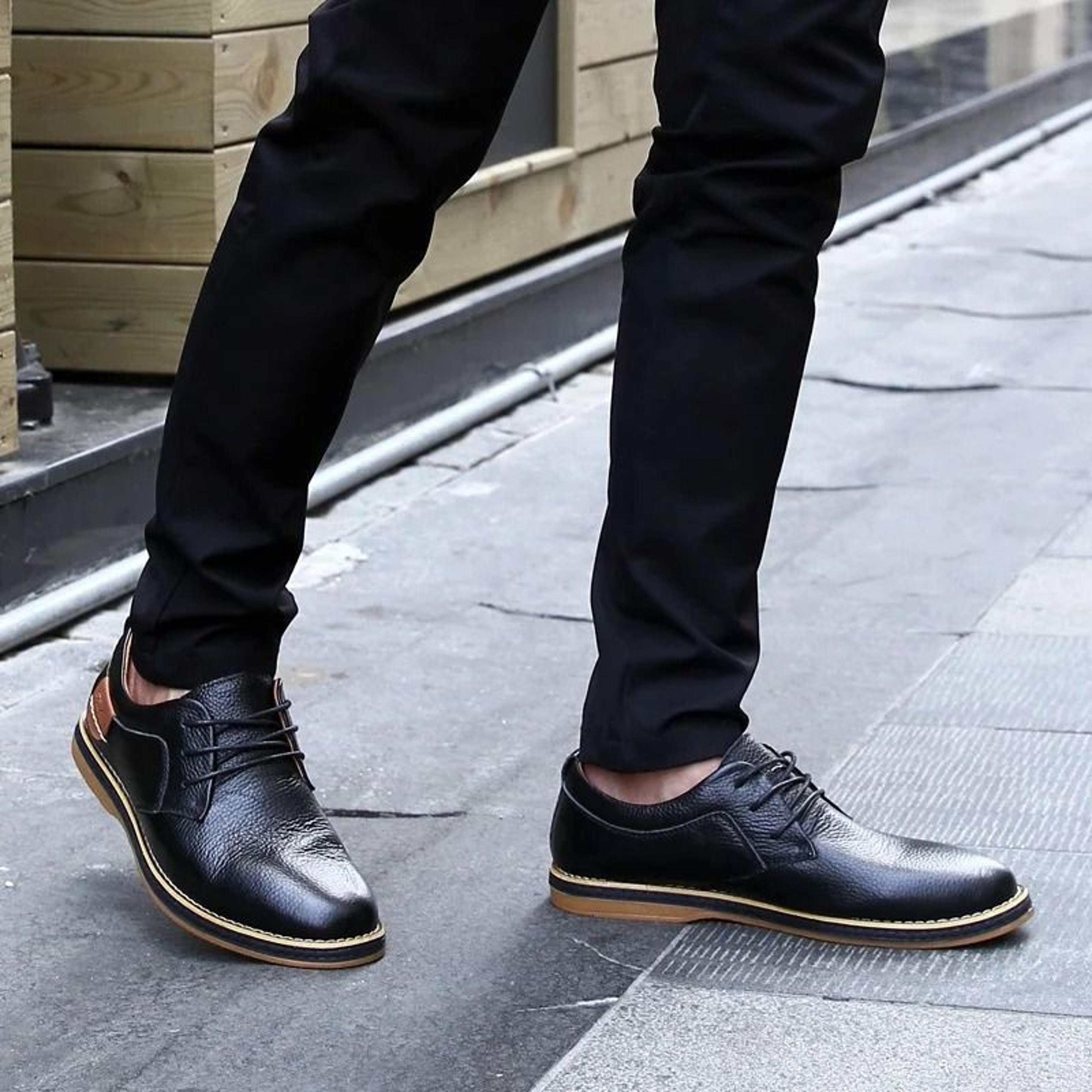 handcrafted genuine leather brogue oxfords