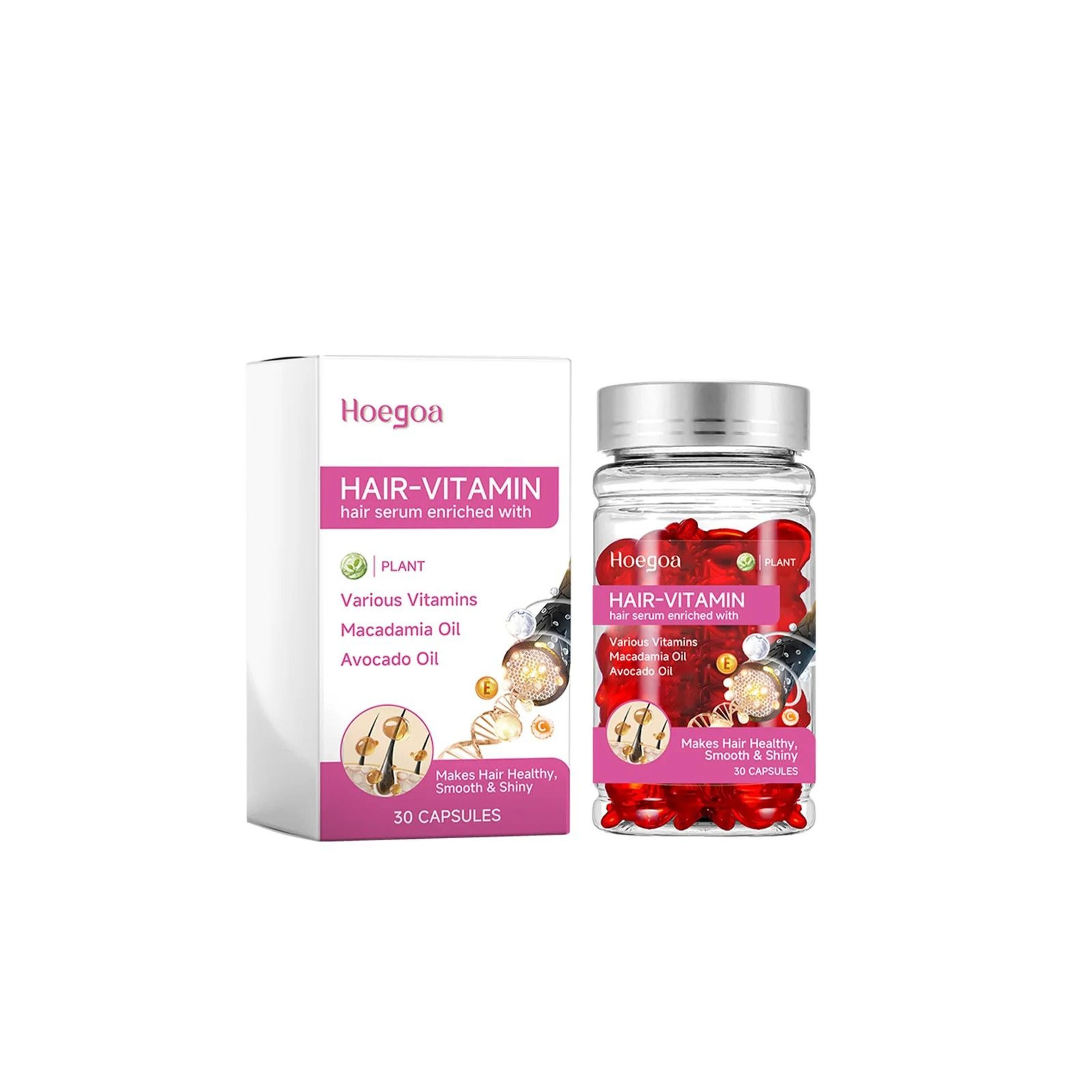 Advanced Moisturizing Leave In Hair Vitamin Capsules 6