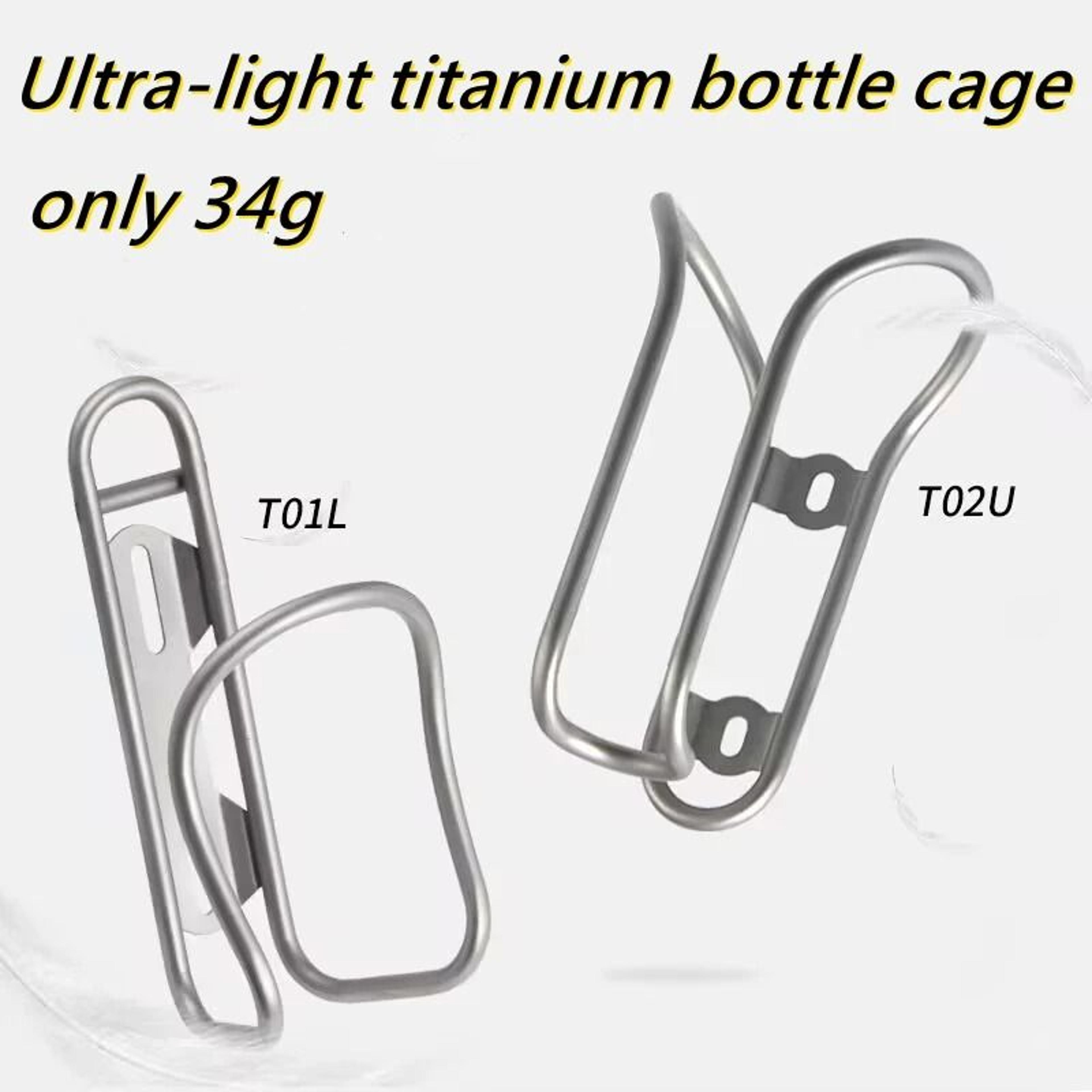 Ultralight CNC Titanium Alloy Water Bottle Cage 1