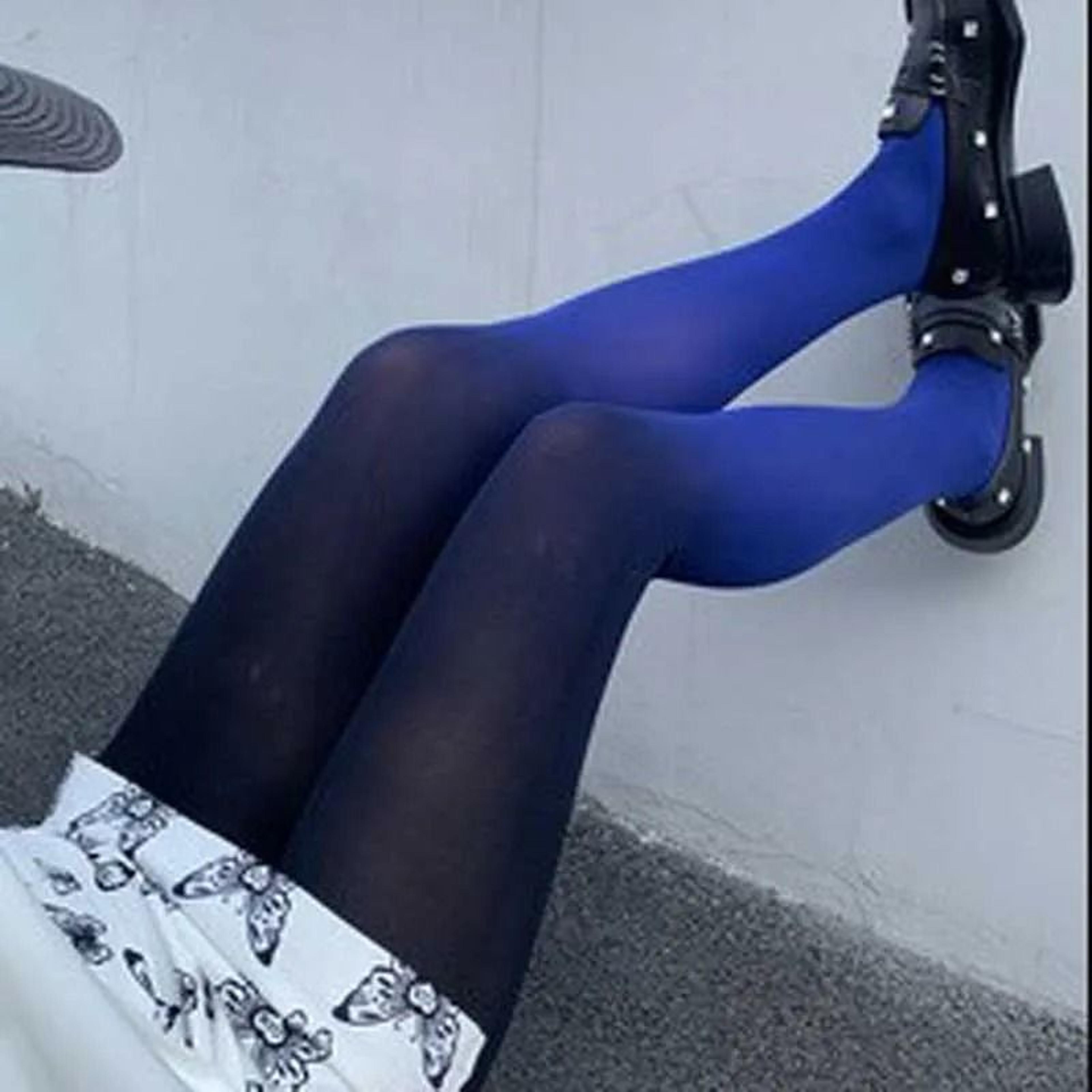 Ombre Gradient Velvet Transition Hosiery 2