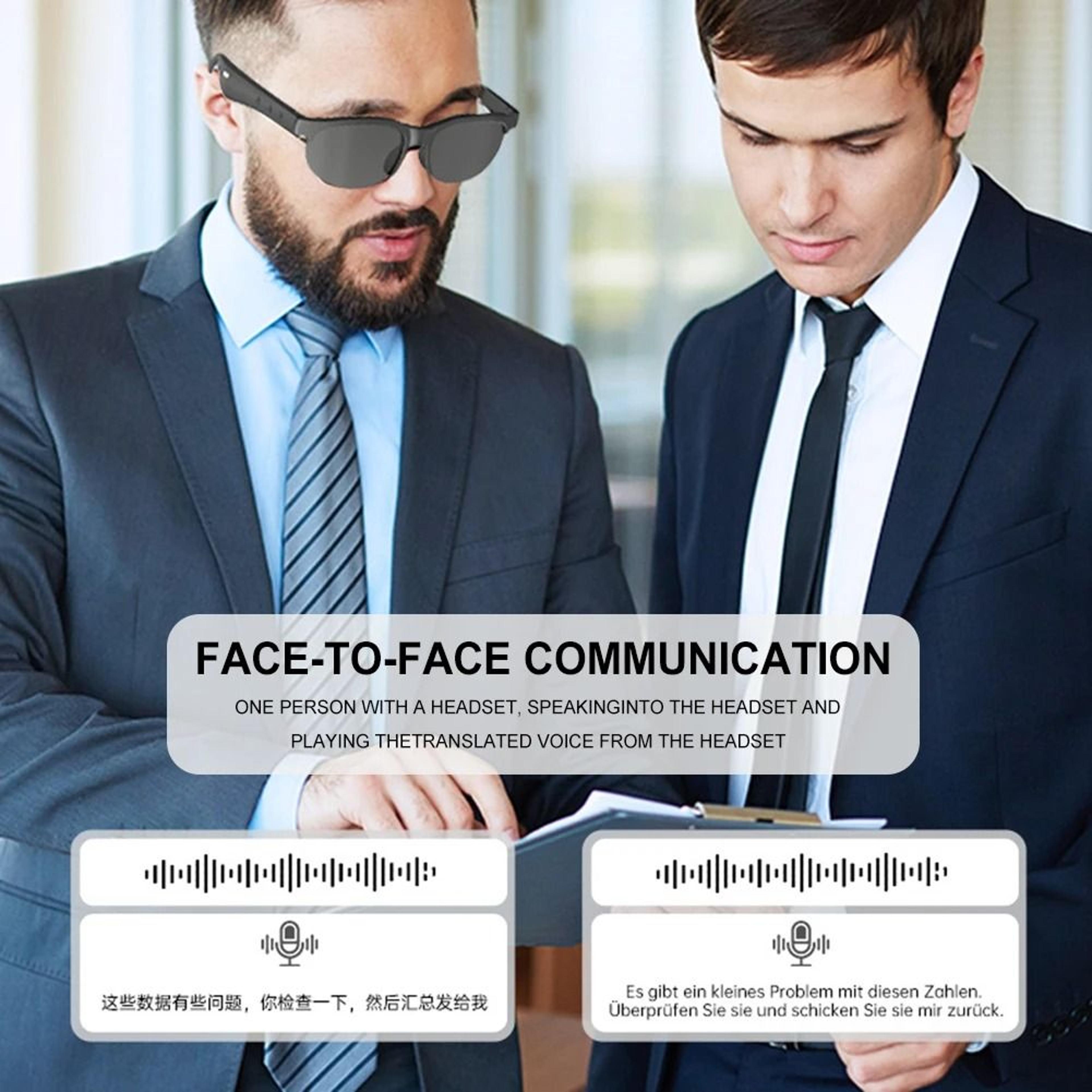 Smart AI Linguistic Sunglasses And Audio Interface 3