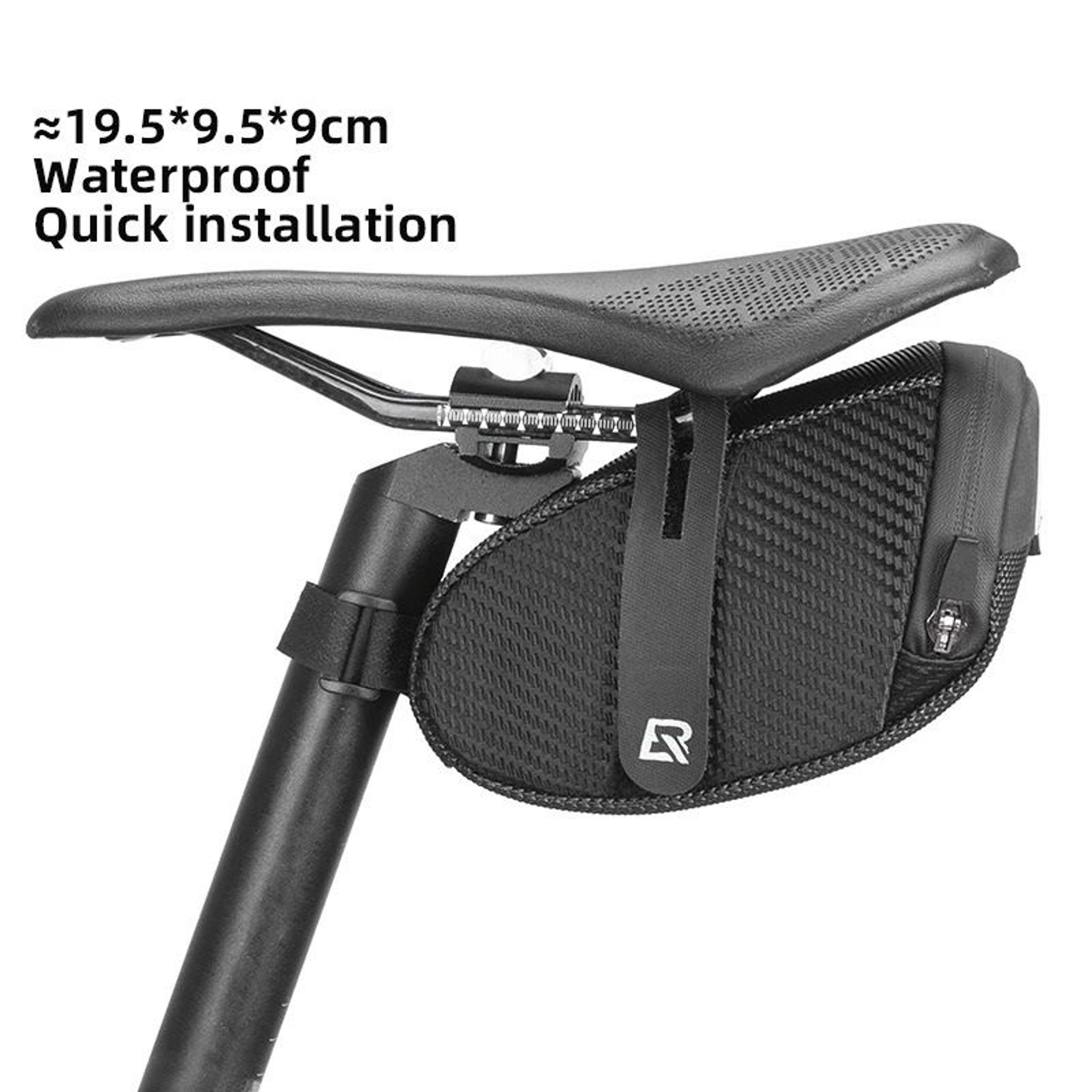 Aerodynamic 3D Shell Reinforced Saddle Bag 0