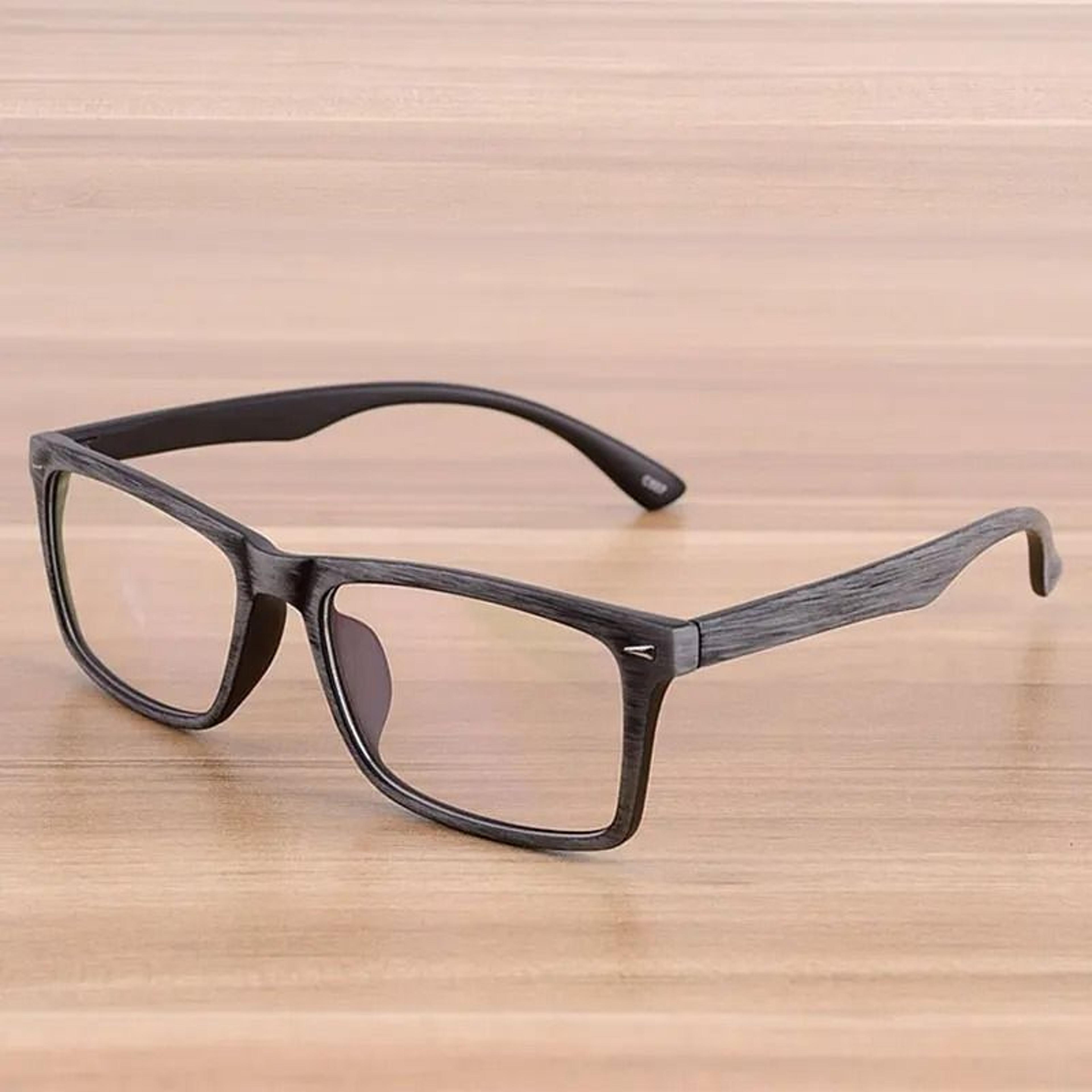 Wood Pattern Vintage Retro Optical Frames 4
