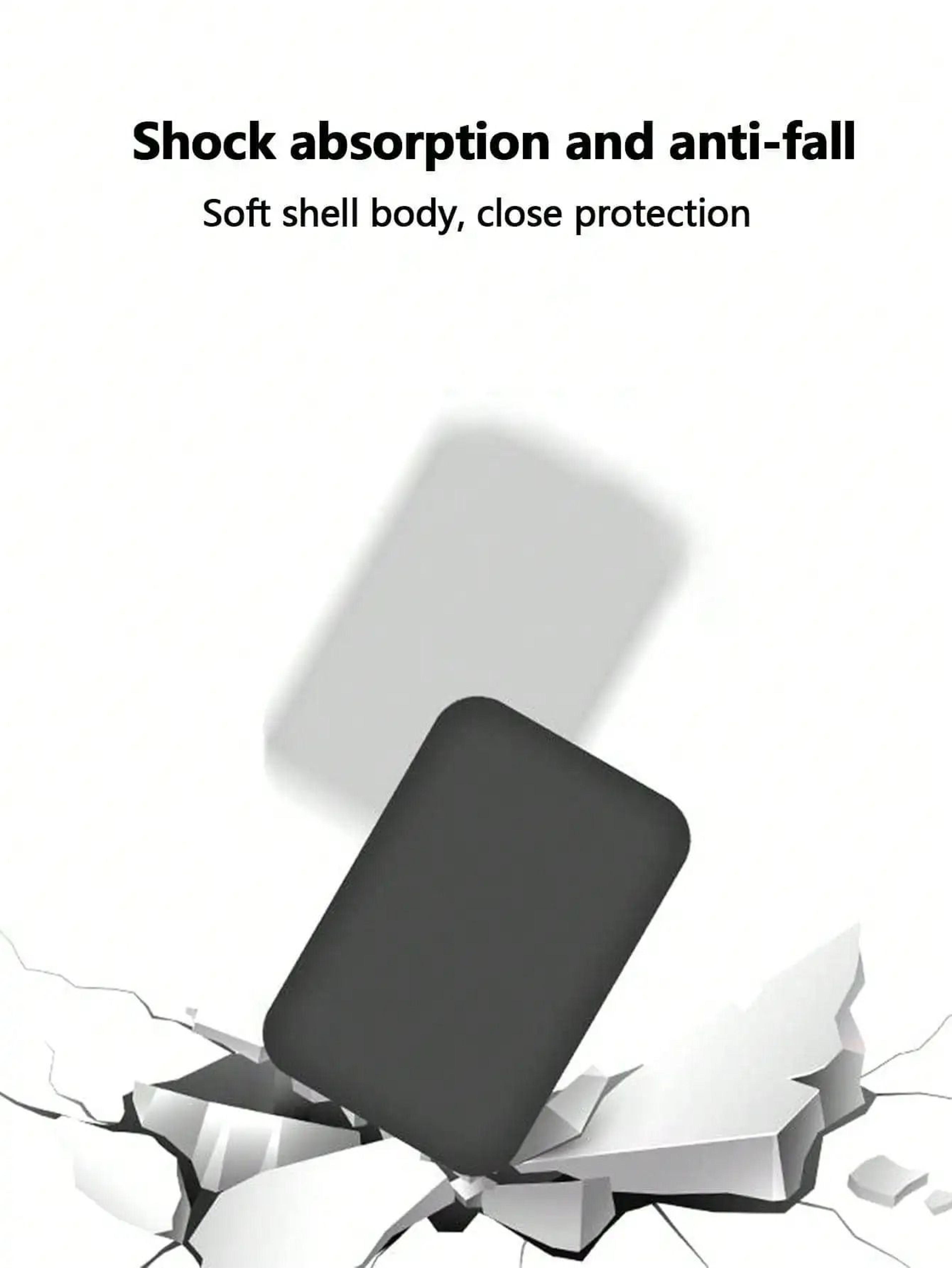 Shockproof Matte Black TPU Protective Charging Shield 3