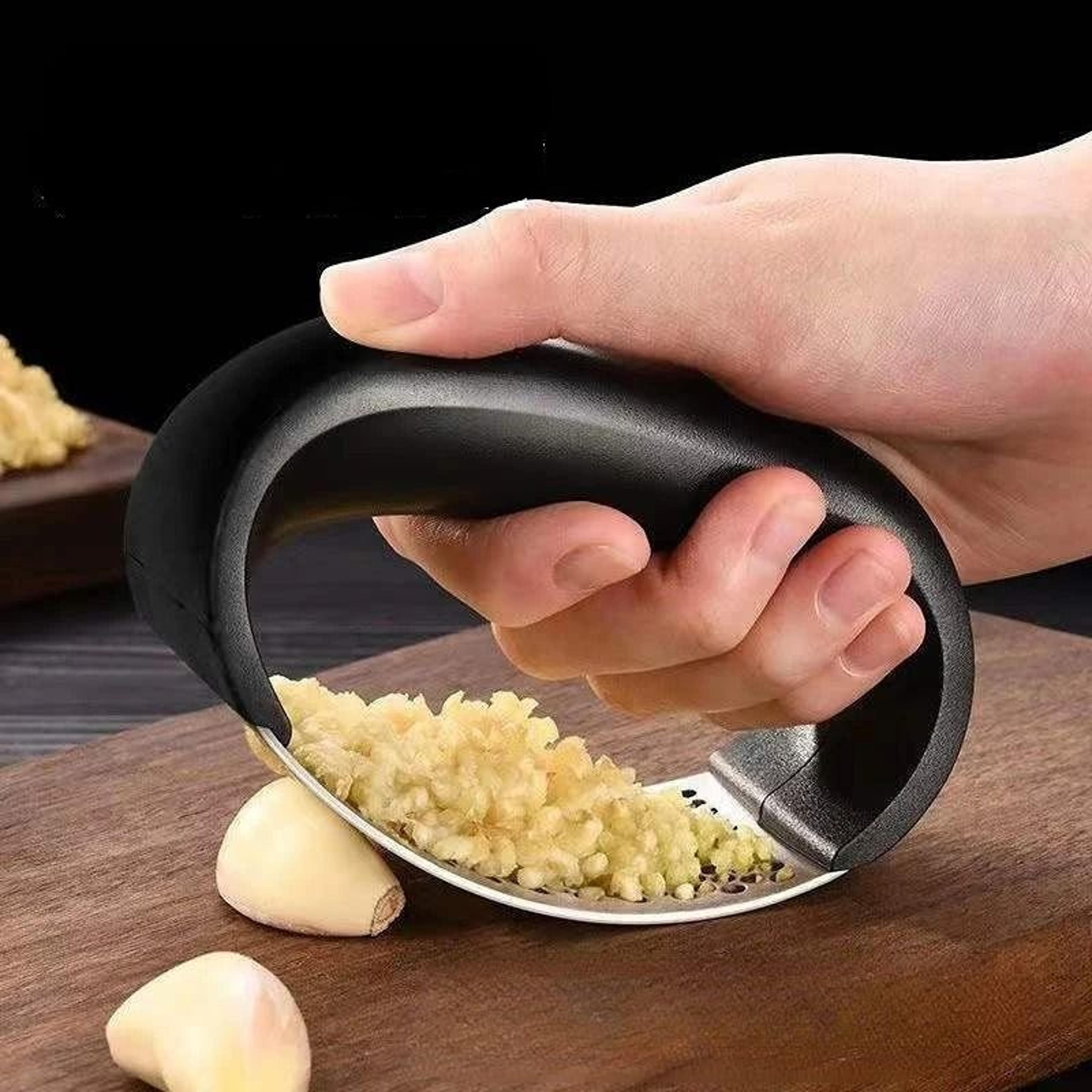 professional stainless steel manual garlic press