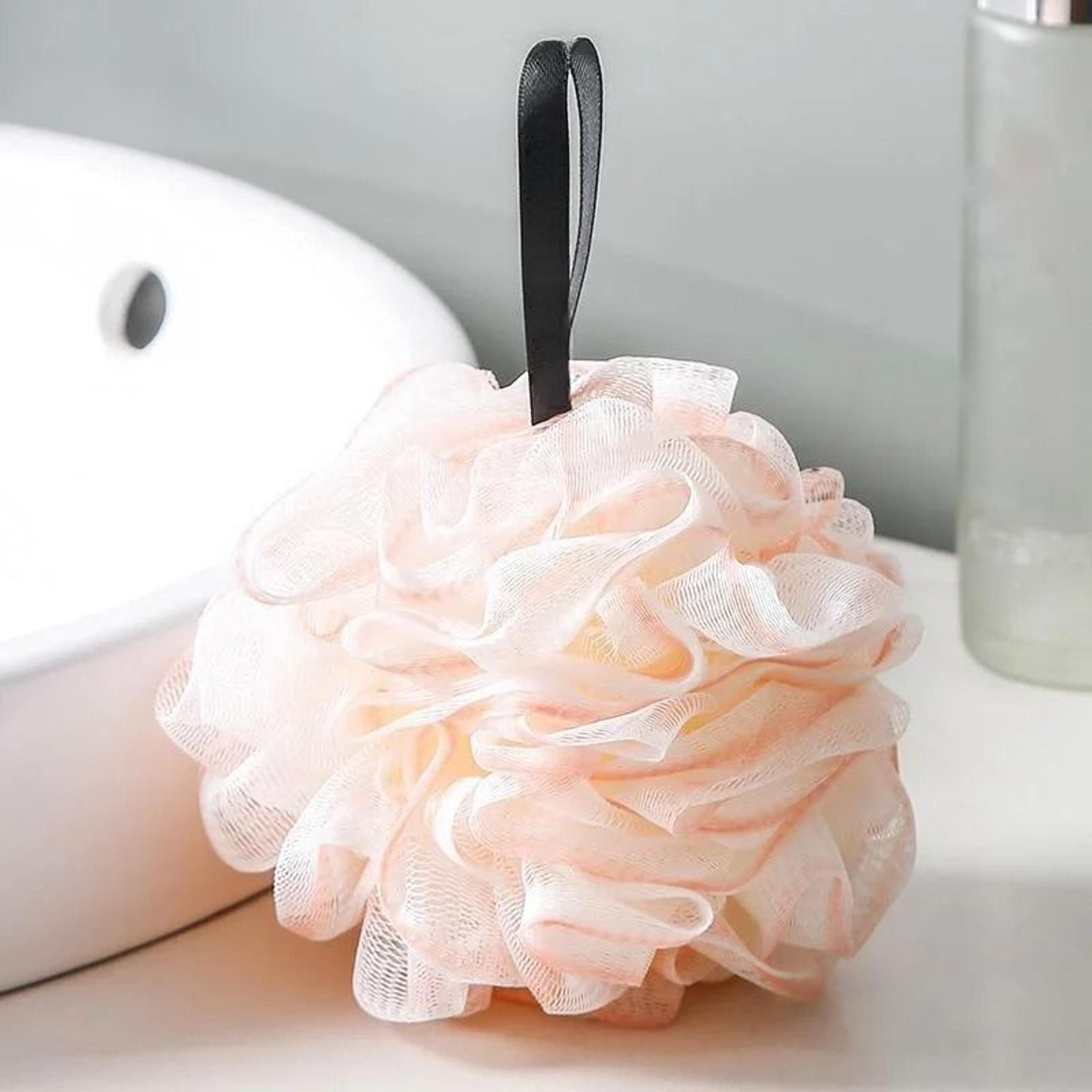High Density Volumizing Mesh Shower Scrubber 8