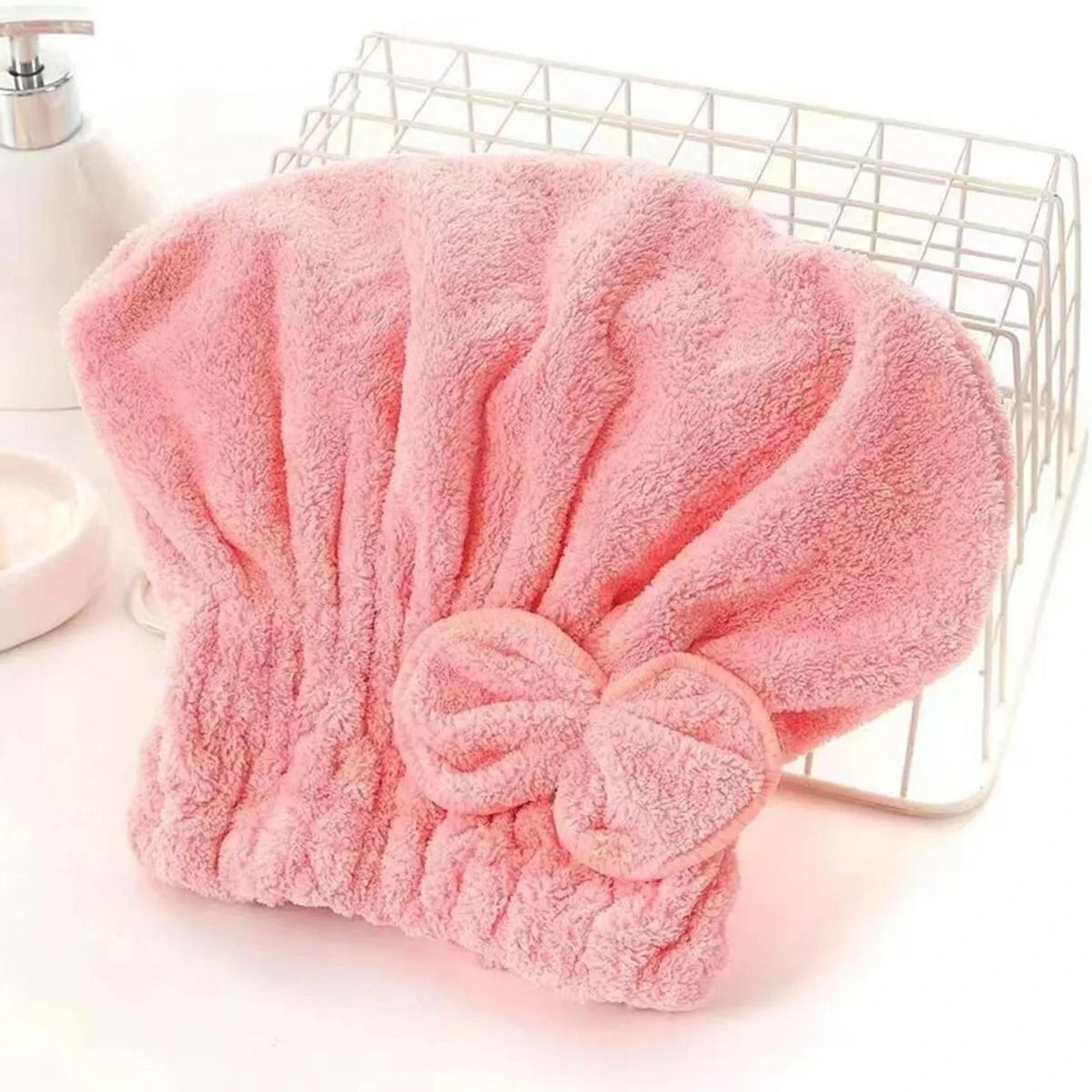 Absorbent Microfiber Capillary Hair Wrap 7