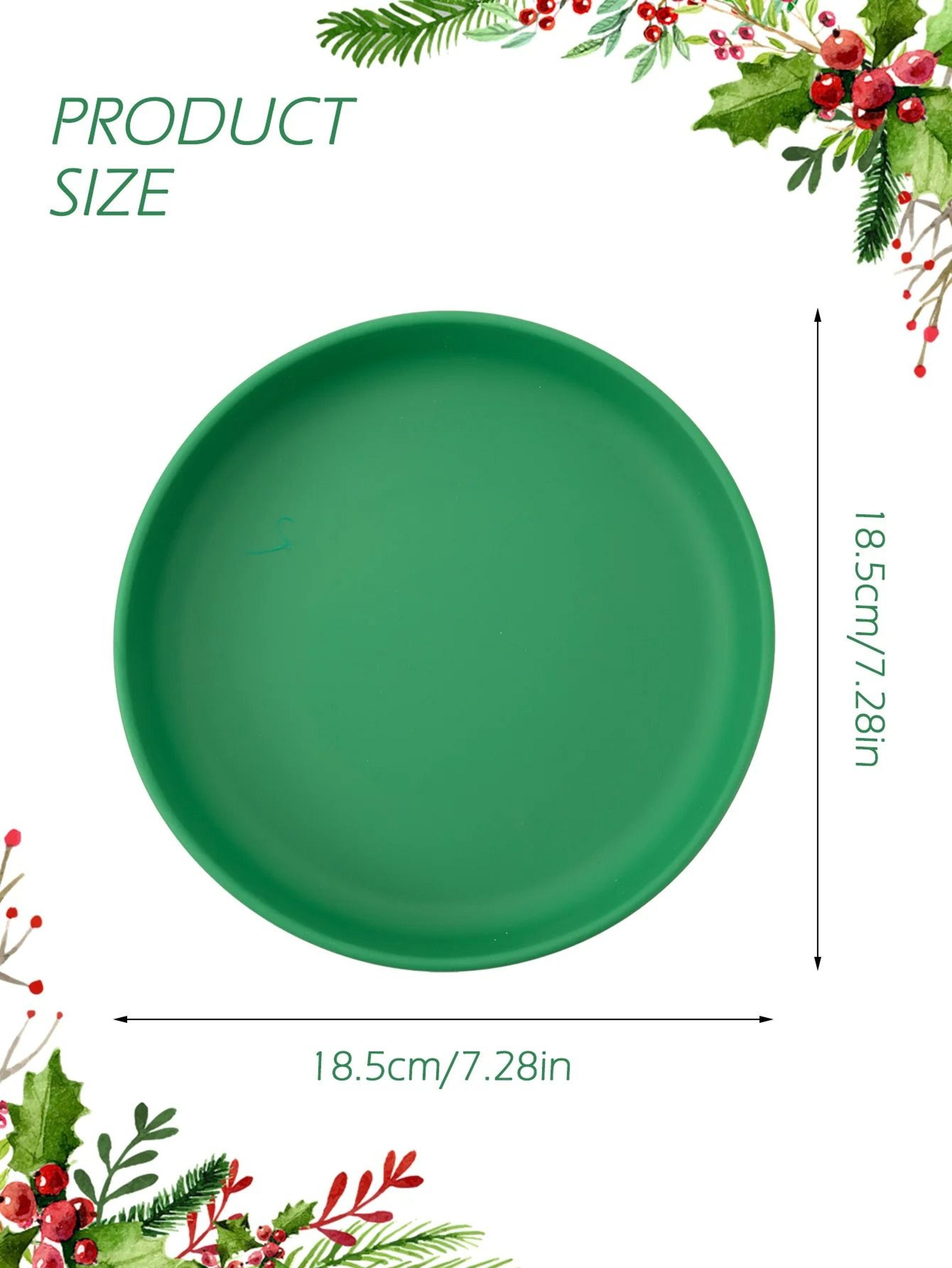 Circular Pediatric Silicone Suction Feeding Plate 2