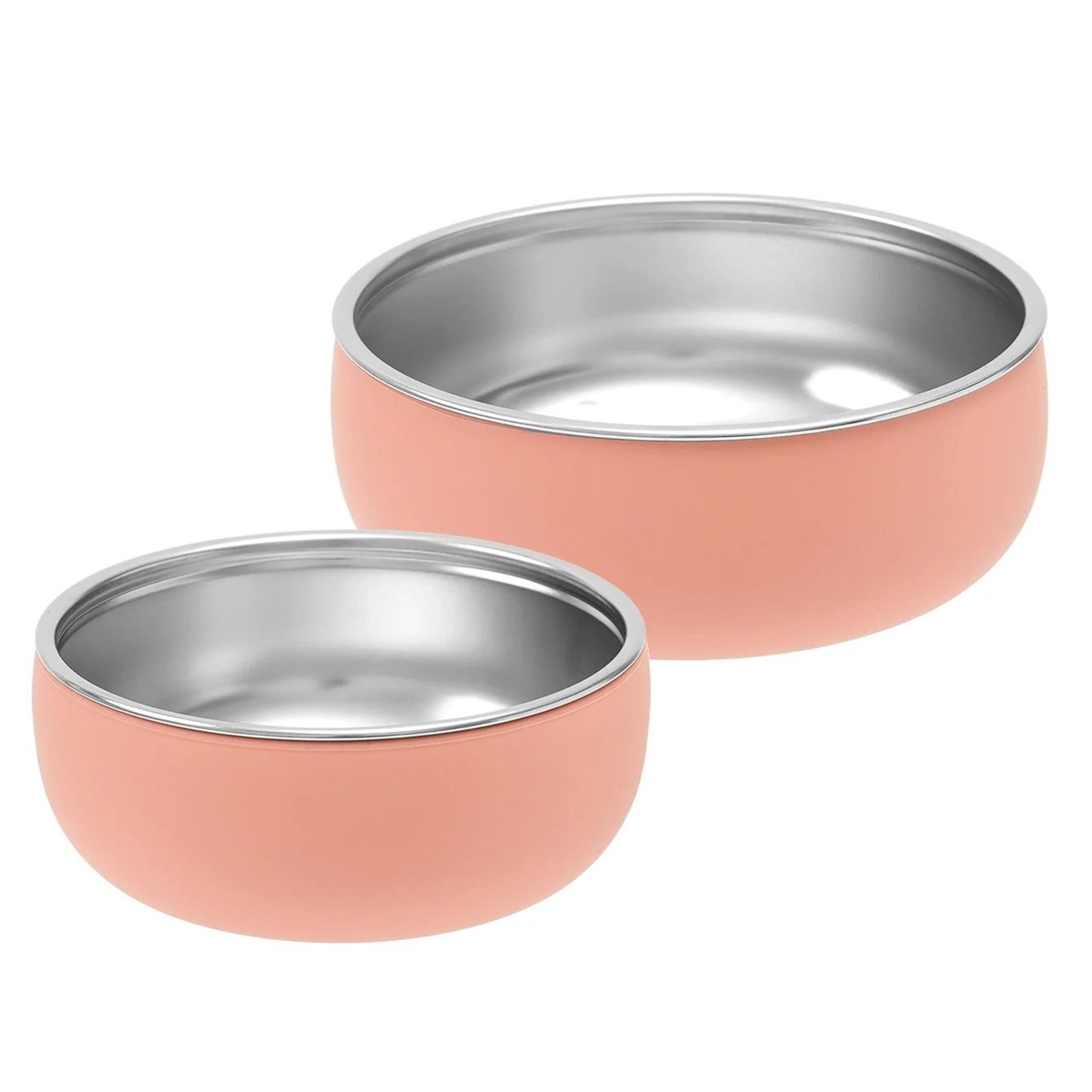 Double Layer Stainless Steel Pediatric Feeding Bowl Set 13