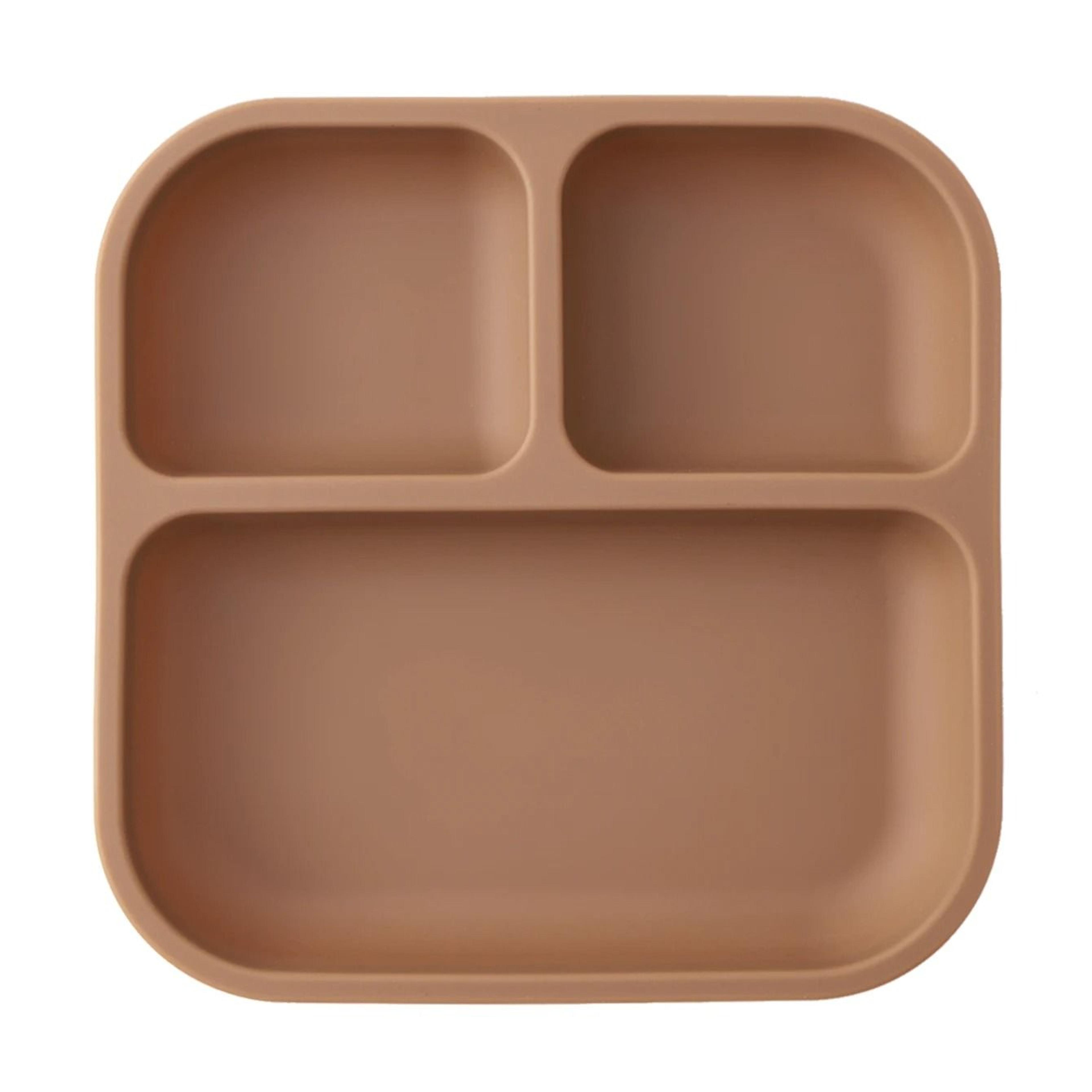 Divided Square Kids Silicone Suction Plate 10