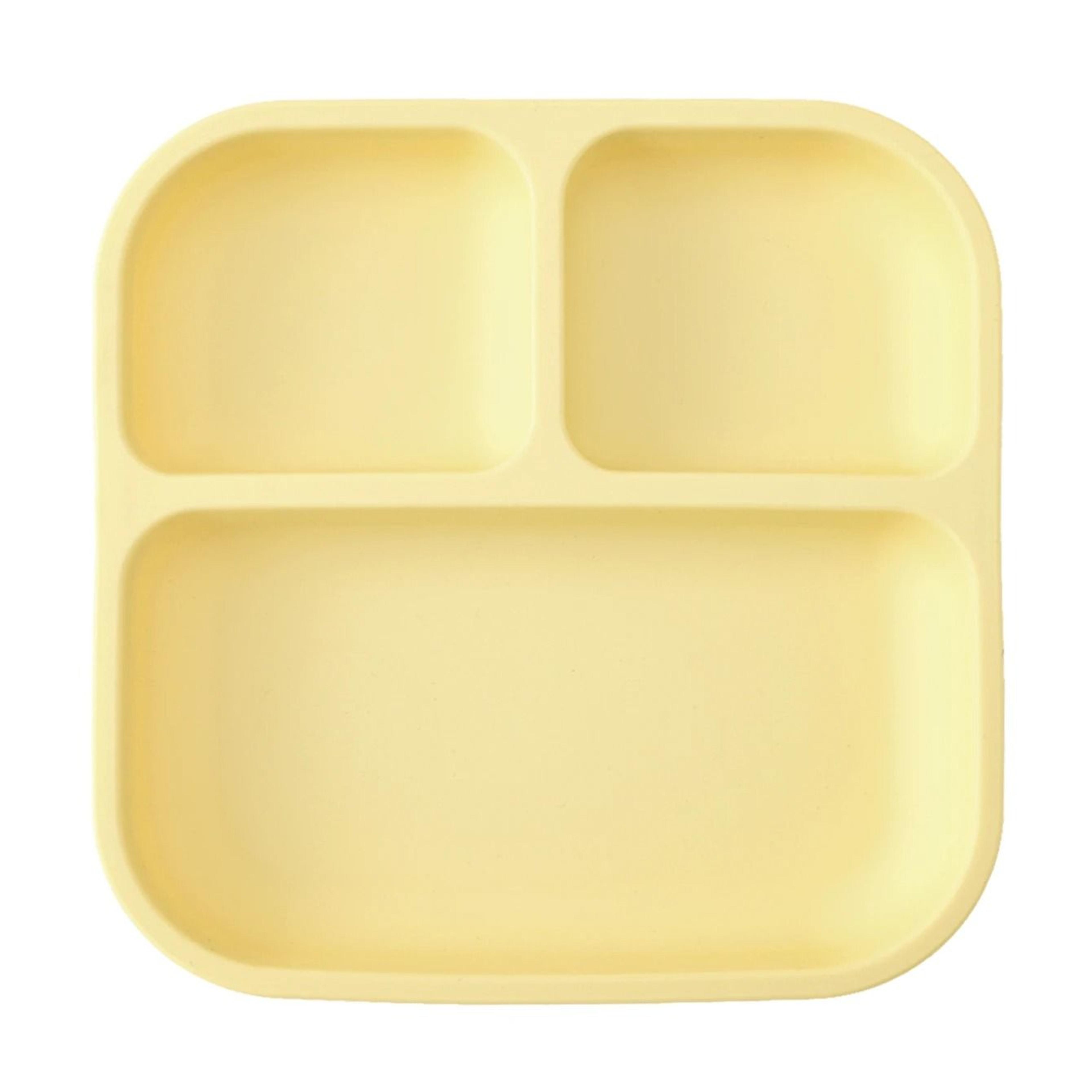 Divided Square Kids Silicone Suction Plate 5
