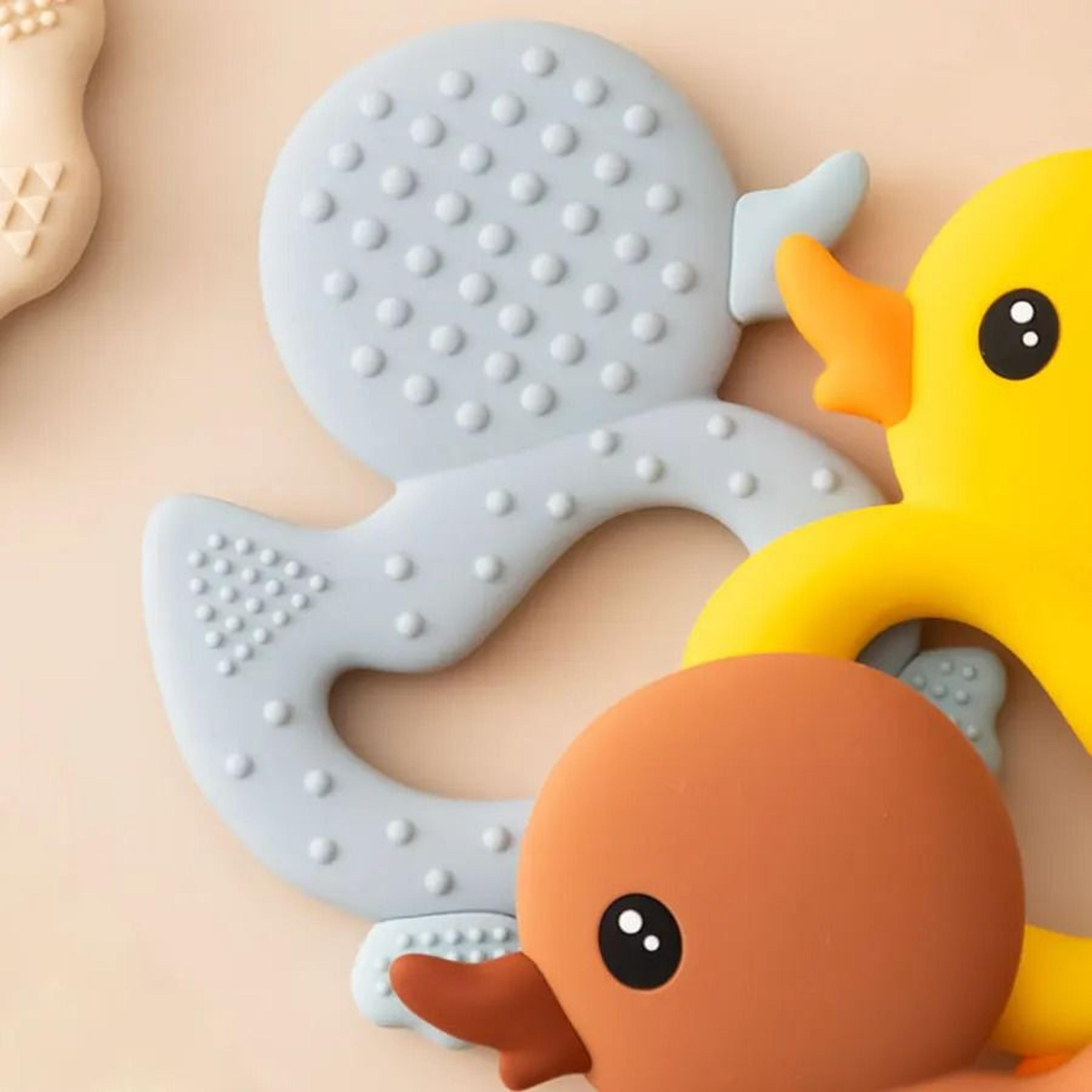 Cartoon Duck Kids Silicone Teether 2