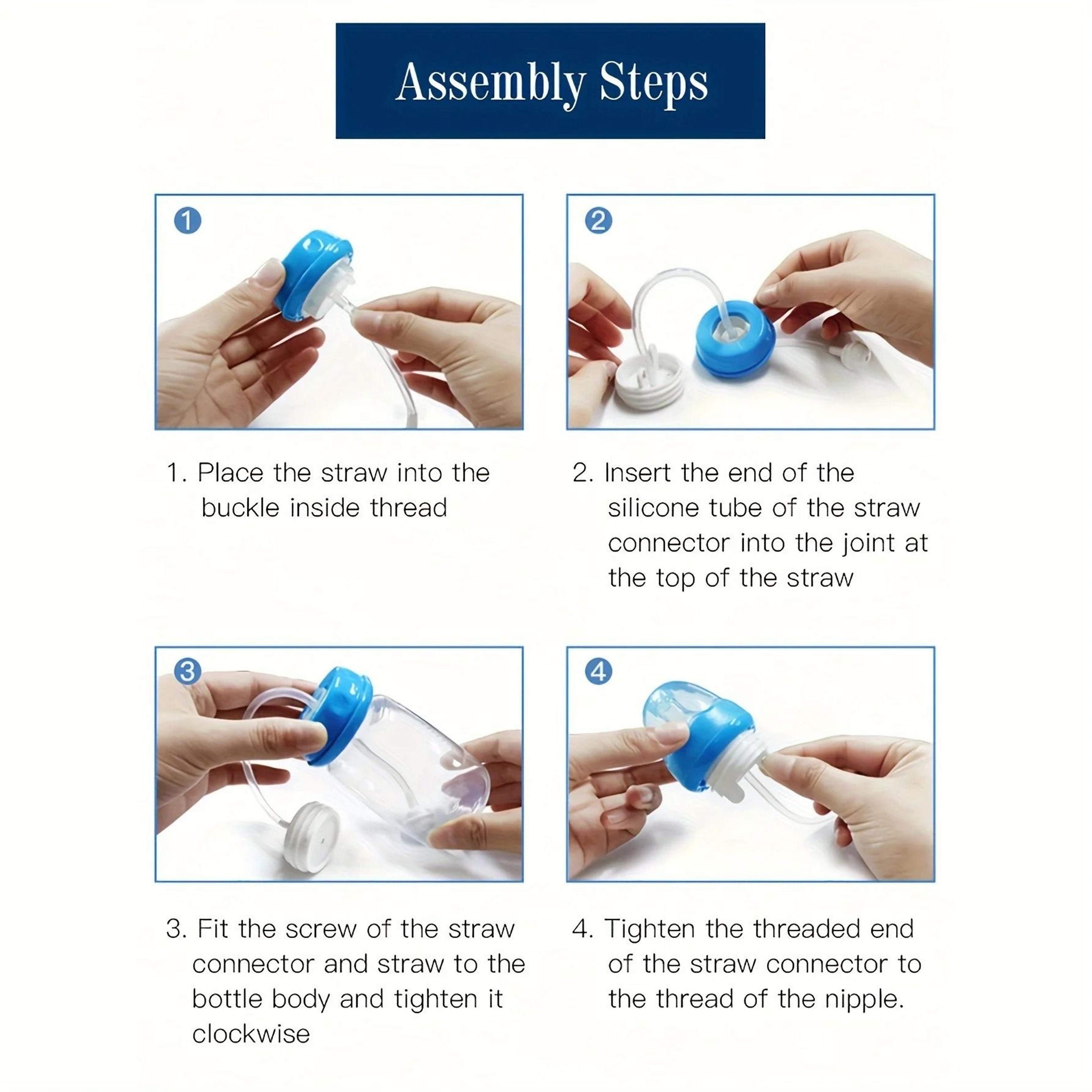 Hands Free Kids Self Feeding Bottle Set 3