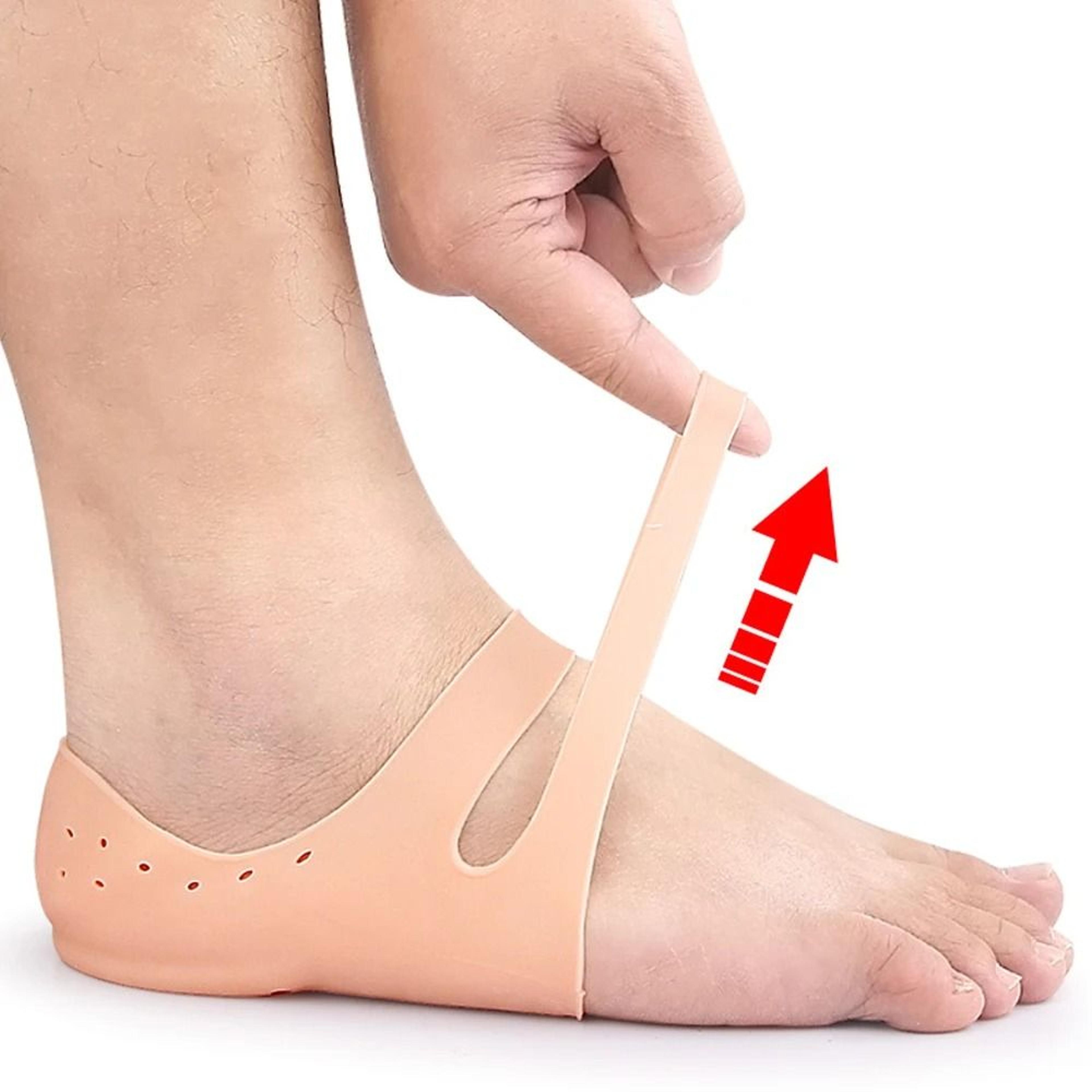 Silicone Heel Protector Cups With Arch Support 1