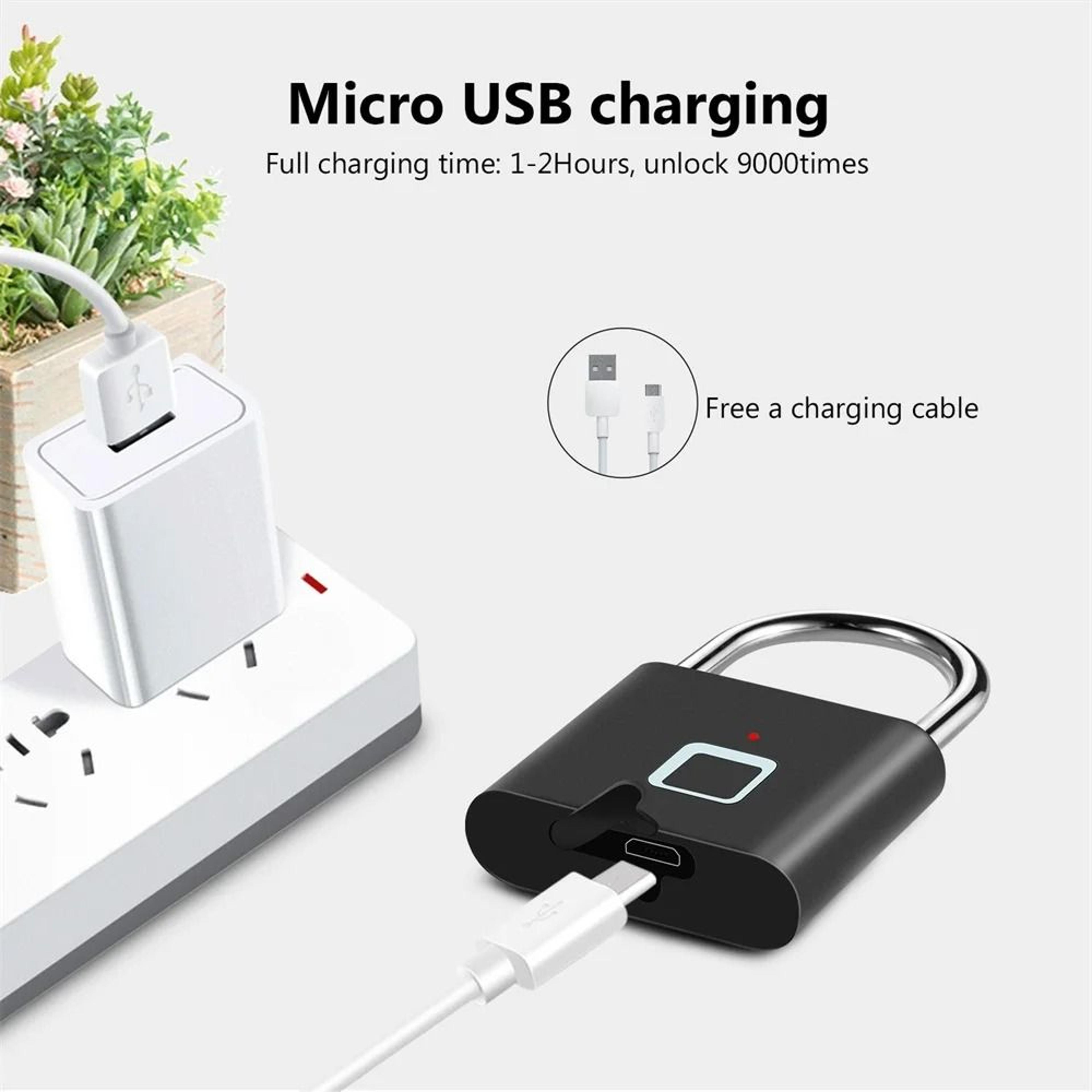 Smart Biometric Fingerprint Security Padlock 3