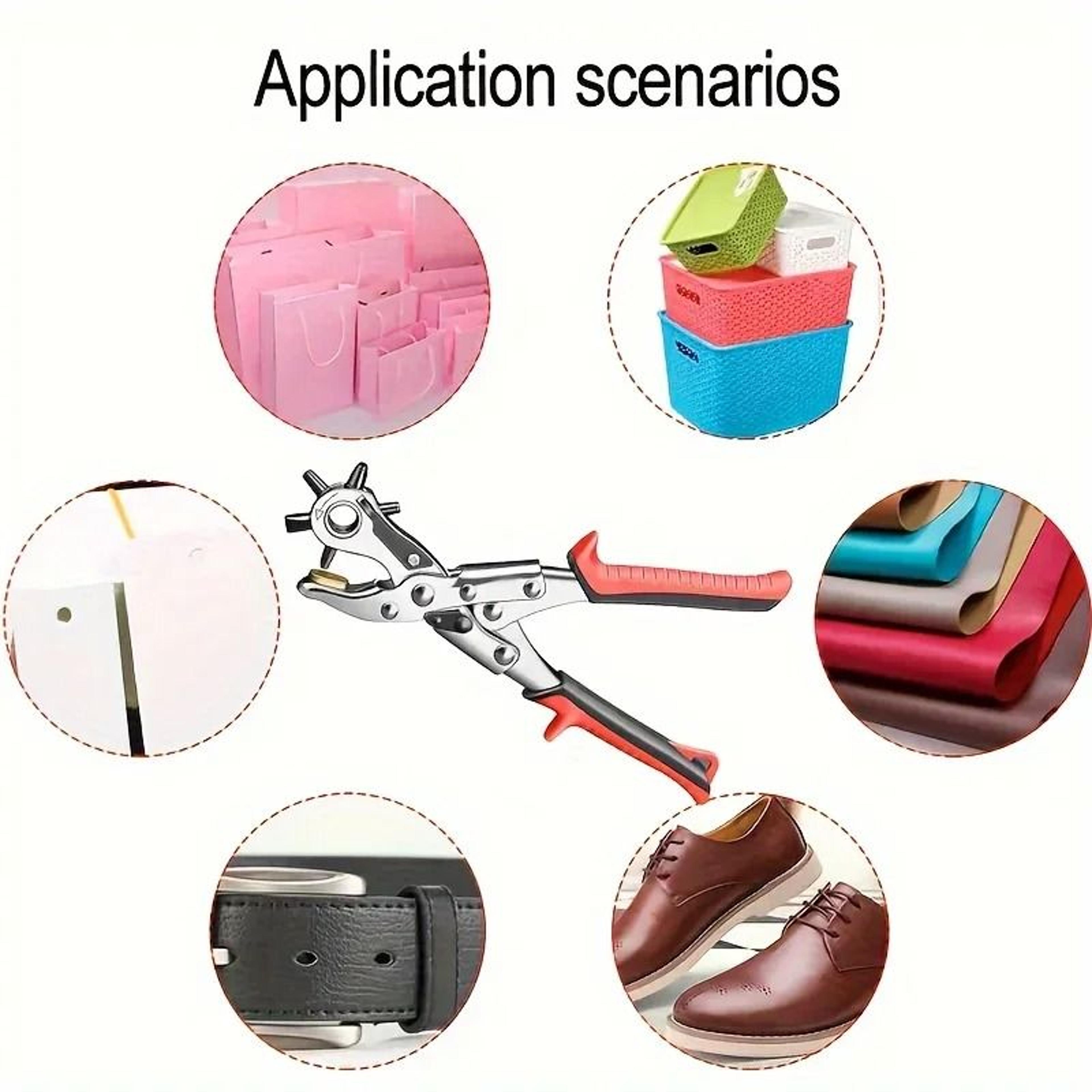 Multifunctional Carbon Steel Leather Belt Puncher 3
