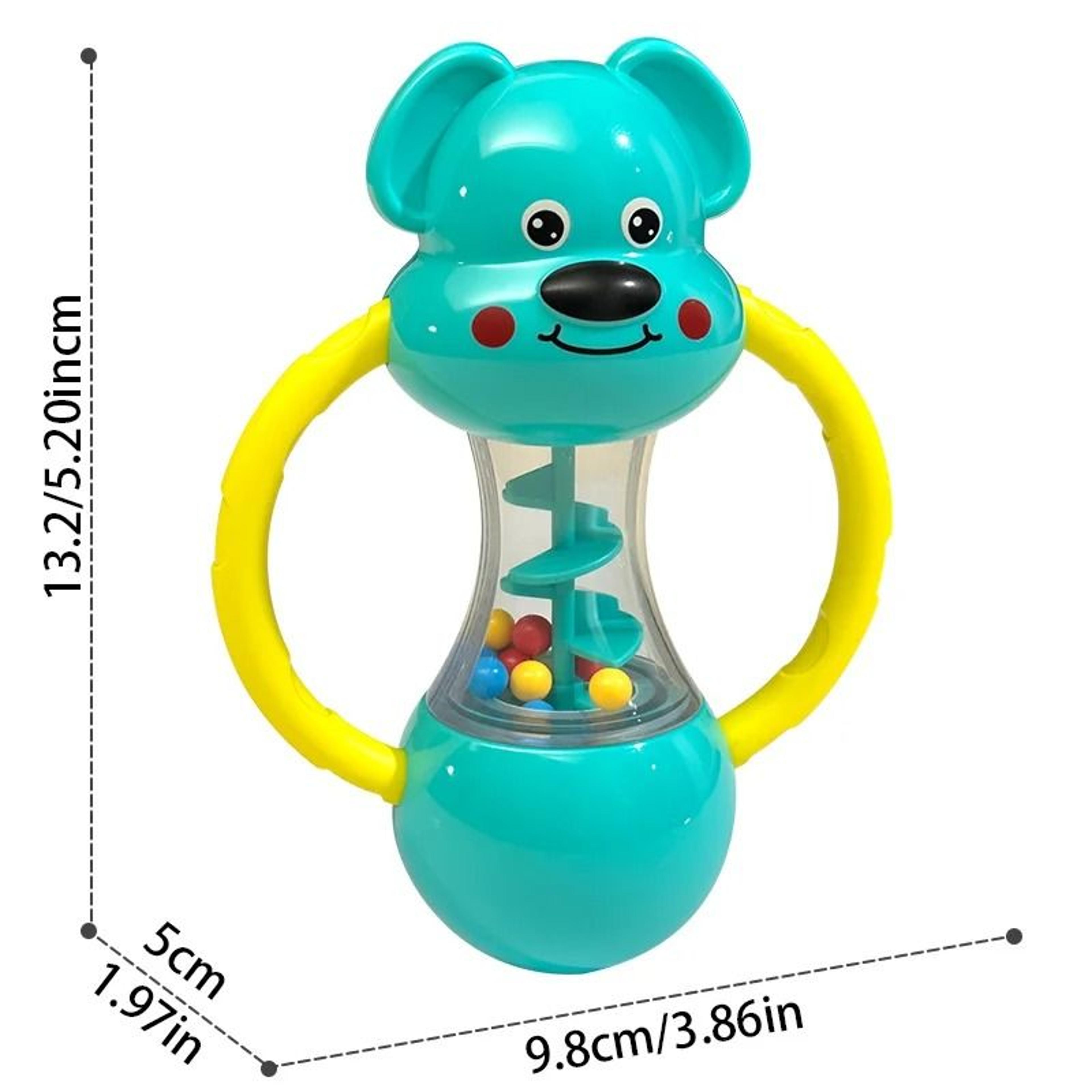 Cute Blue Puppy Hand Cranked Shaking Bell 1