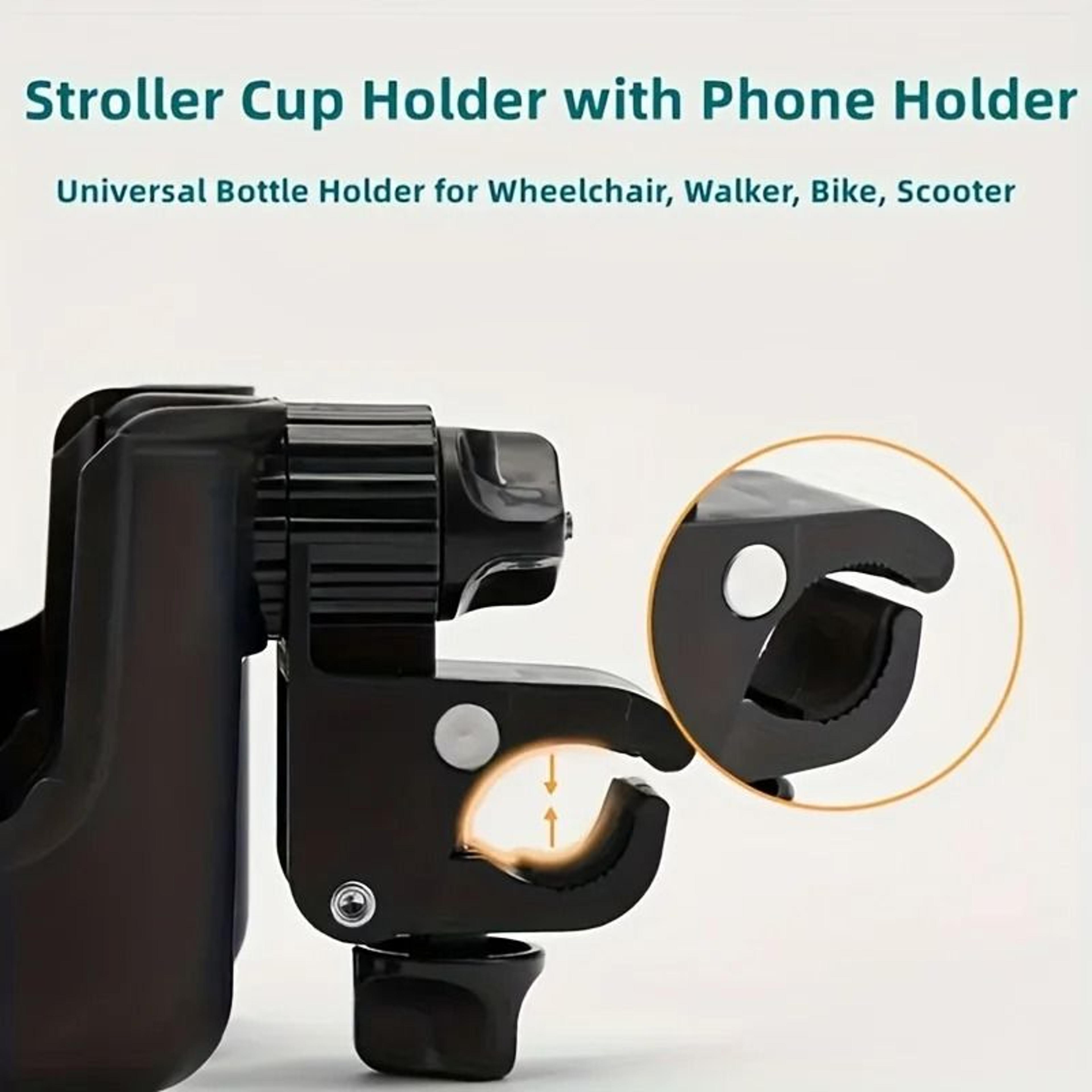 2 In 1 Universal Stroller Cup And Phone Holder 3