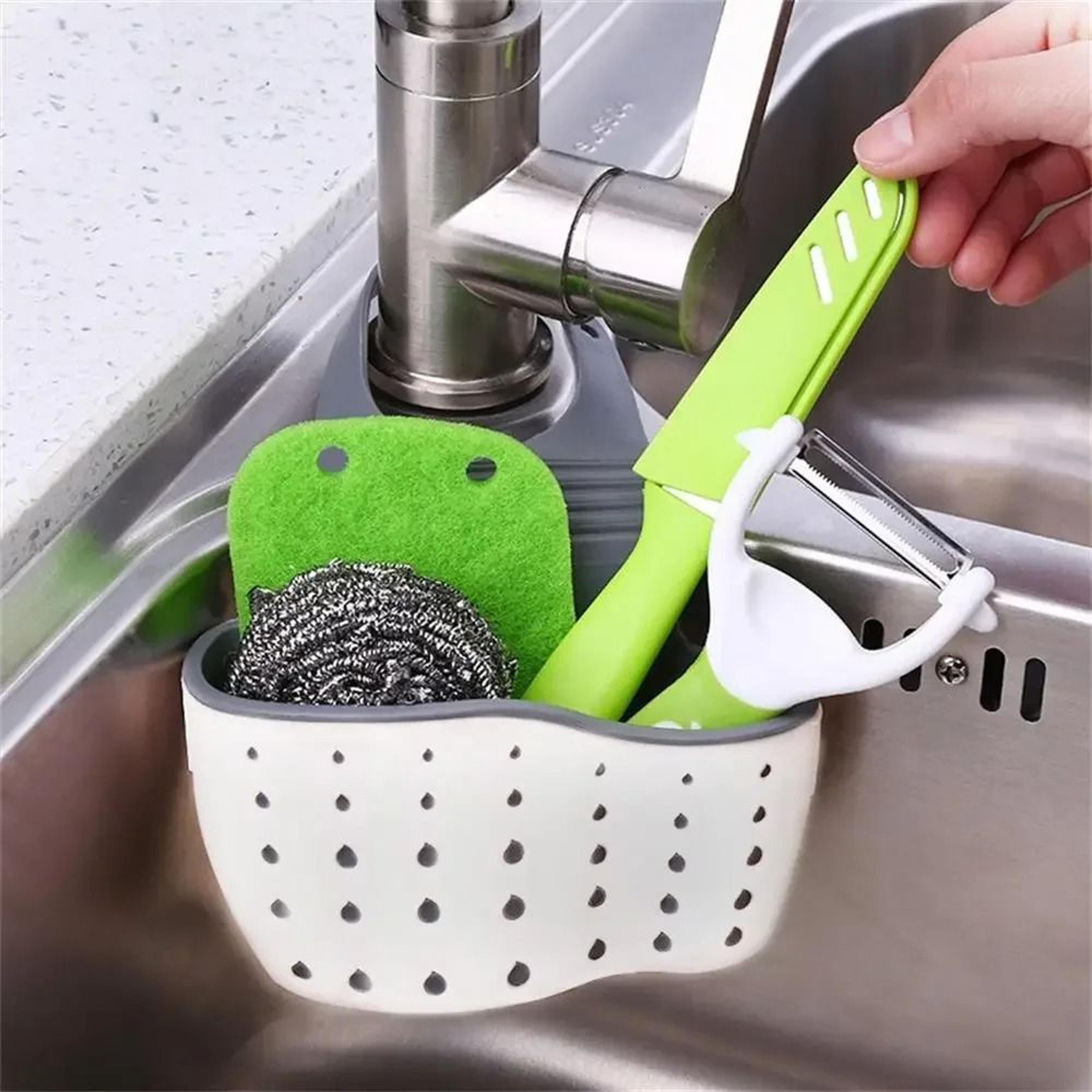 Universal Double Pocket Flexible Sink Caddy 0