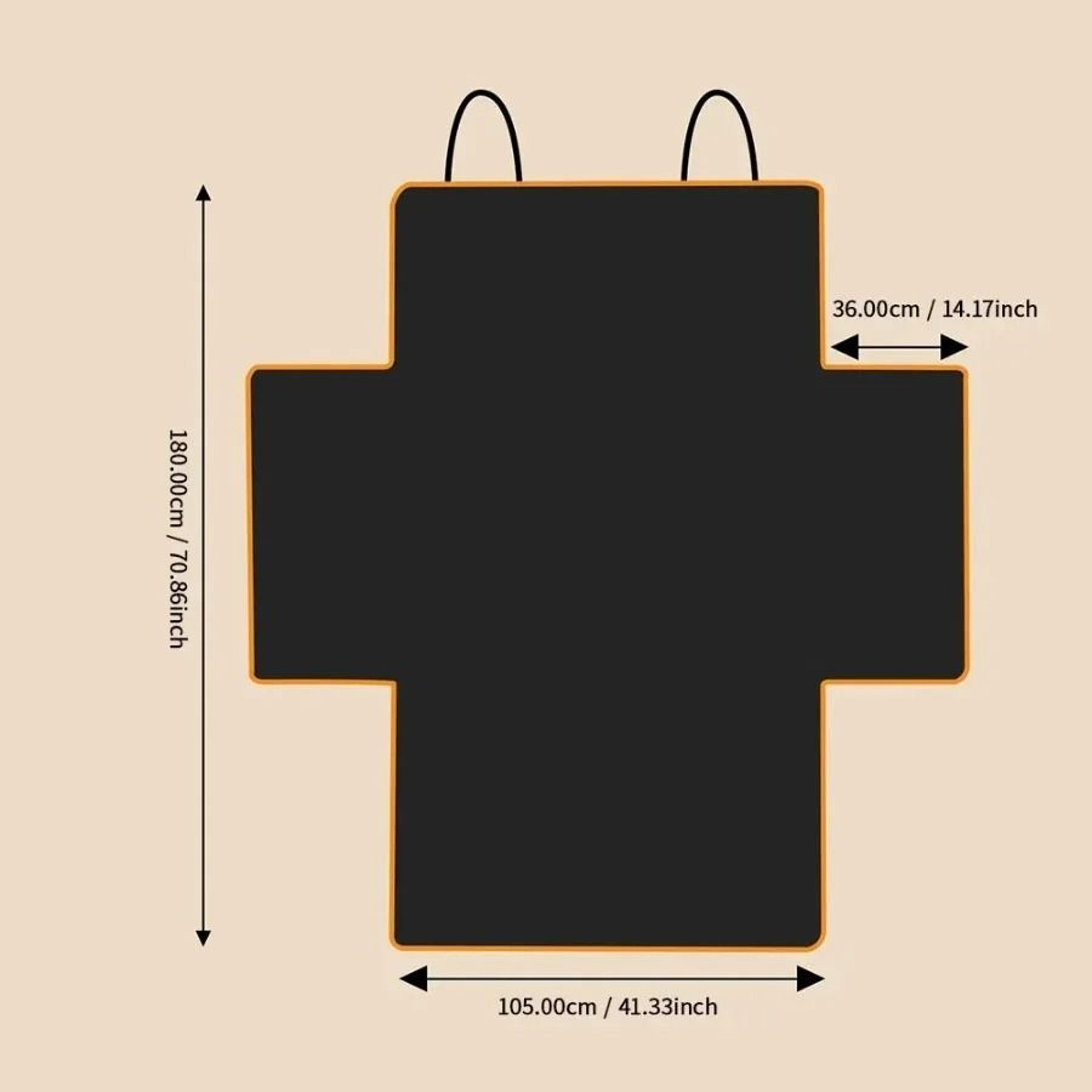 Heavy Duty Waterproof SUV Cargo And Rear Seat Protector 3