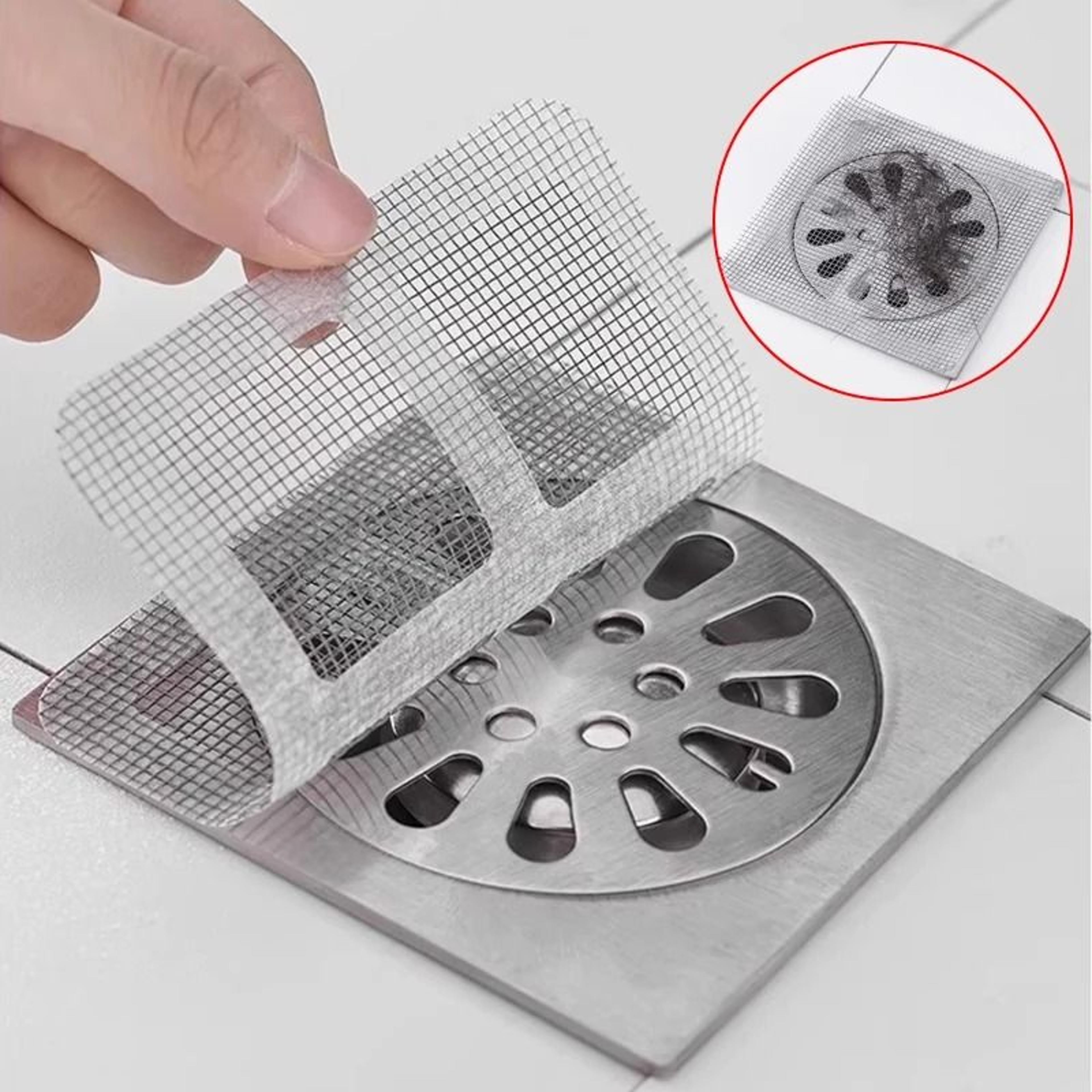 disposable mesh hair catcher drain stickers