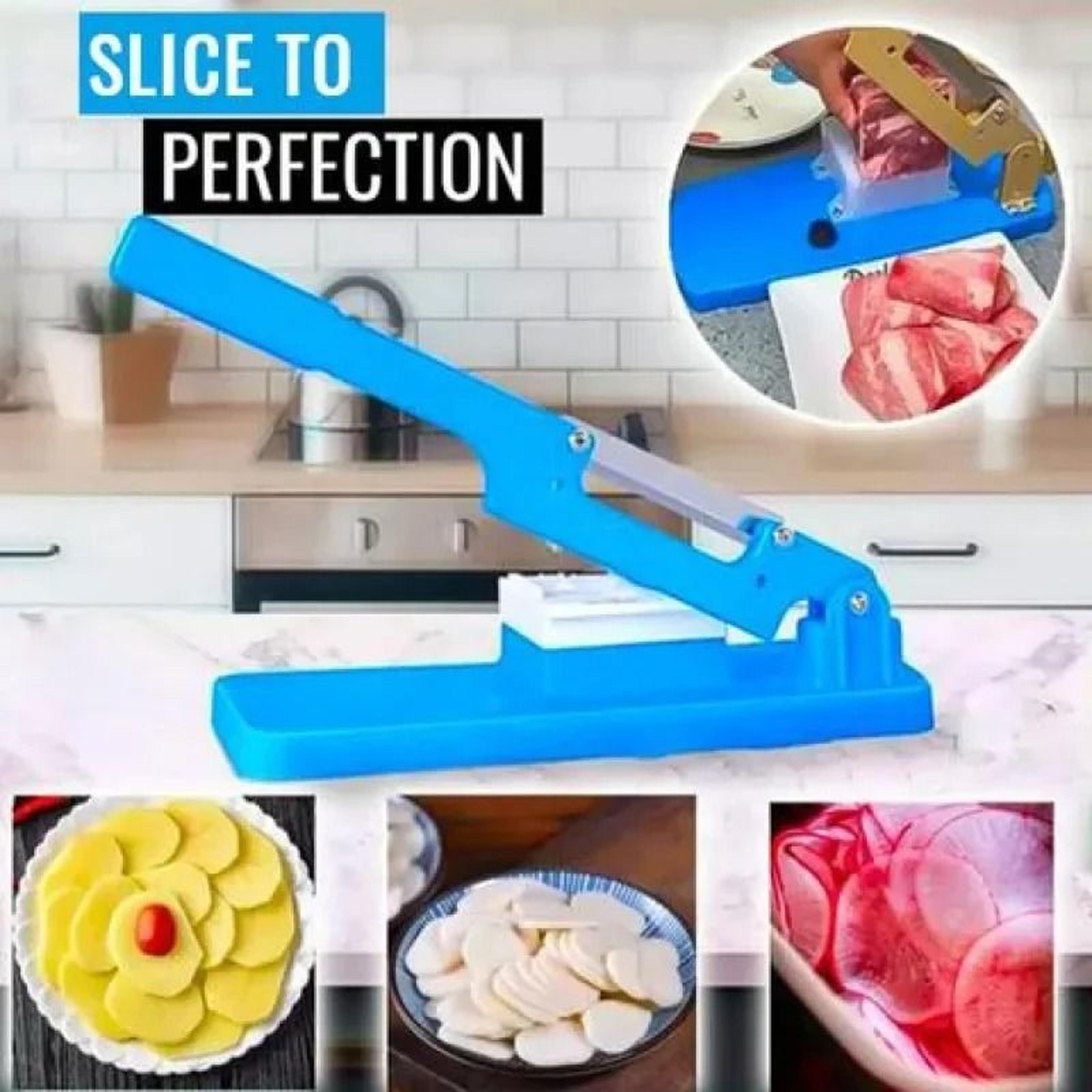 High Stability Manual Desktop Meat And Vegetable Slicer 5