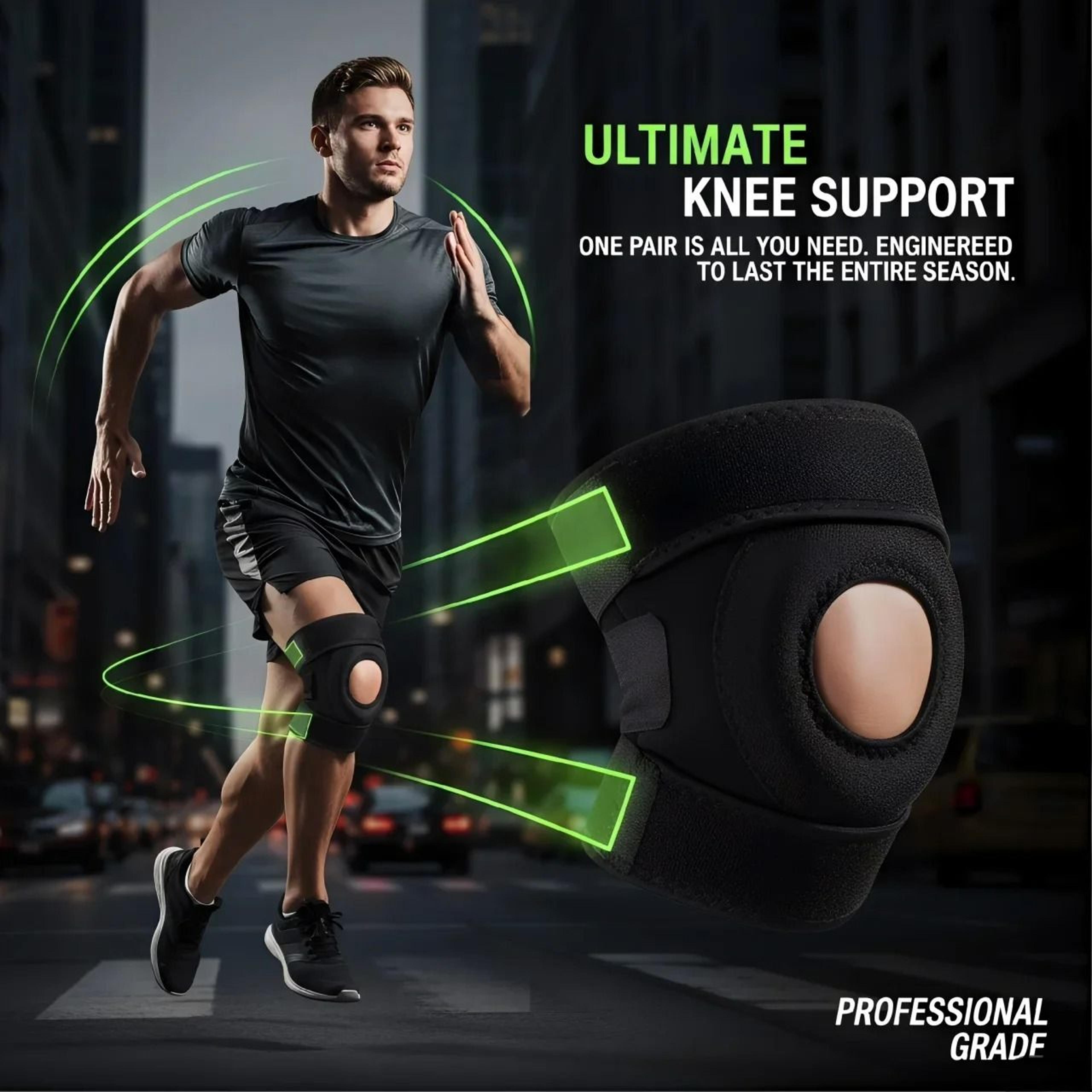 Precision Dual Strap Open Patella Stabilizing Wrap 5